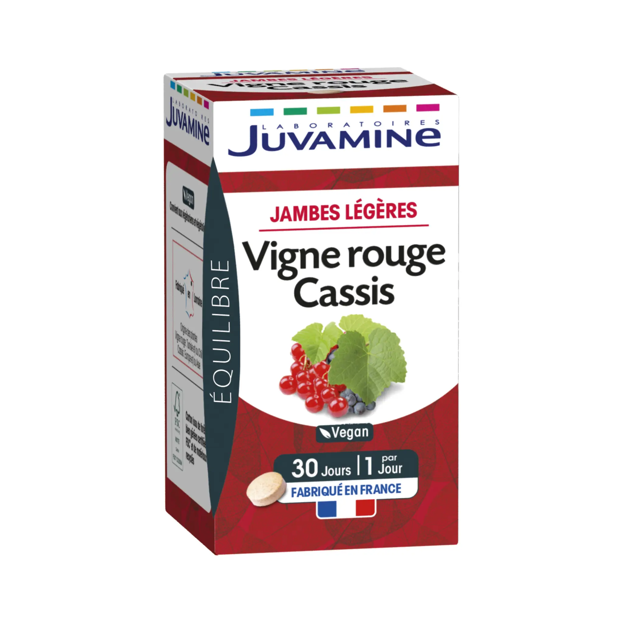 JUVAMINE Jambes légères vigne rouge cassis