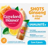 GAYELORD HAUSER Shots Ginseng et citron miel Immunité +