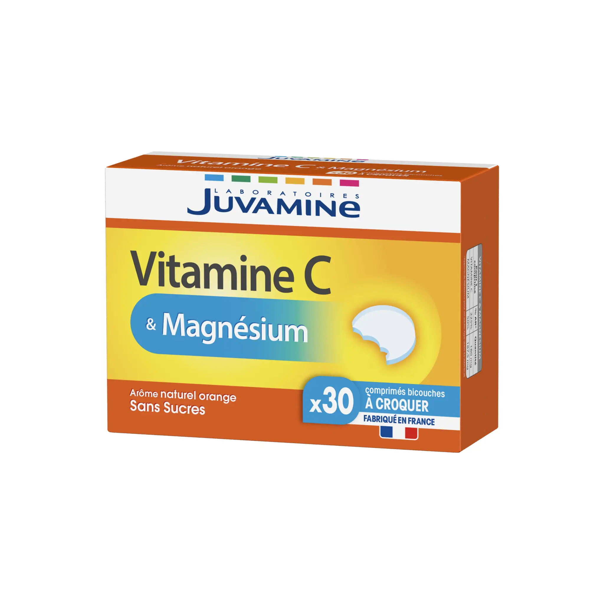 JUVAMINE Comprimés vitamine C et magnésium à croquer