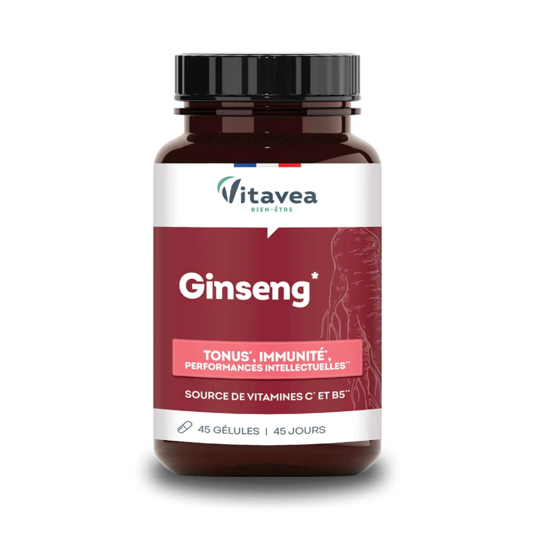 VITAVEA Complément alimentaire ginseng tonus immunité