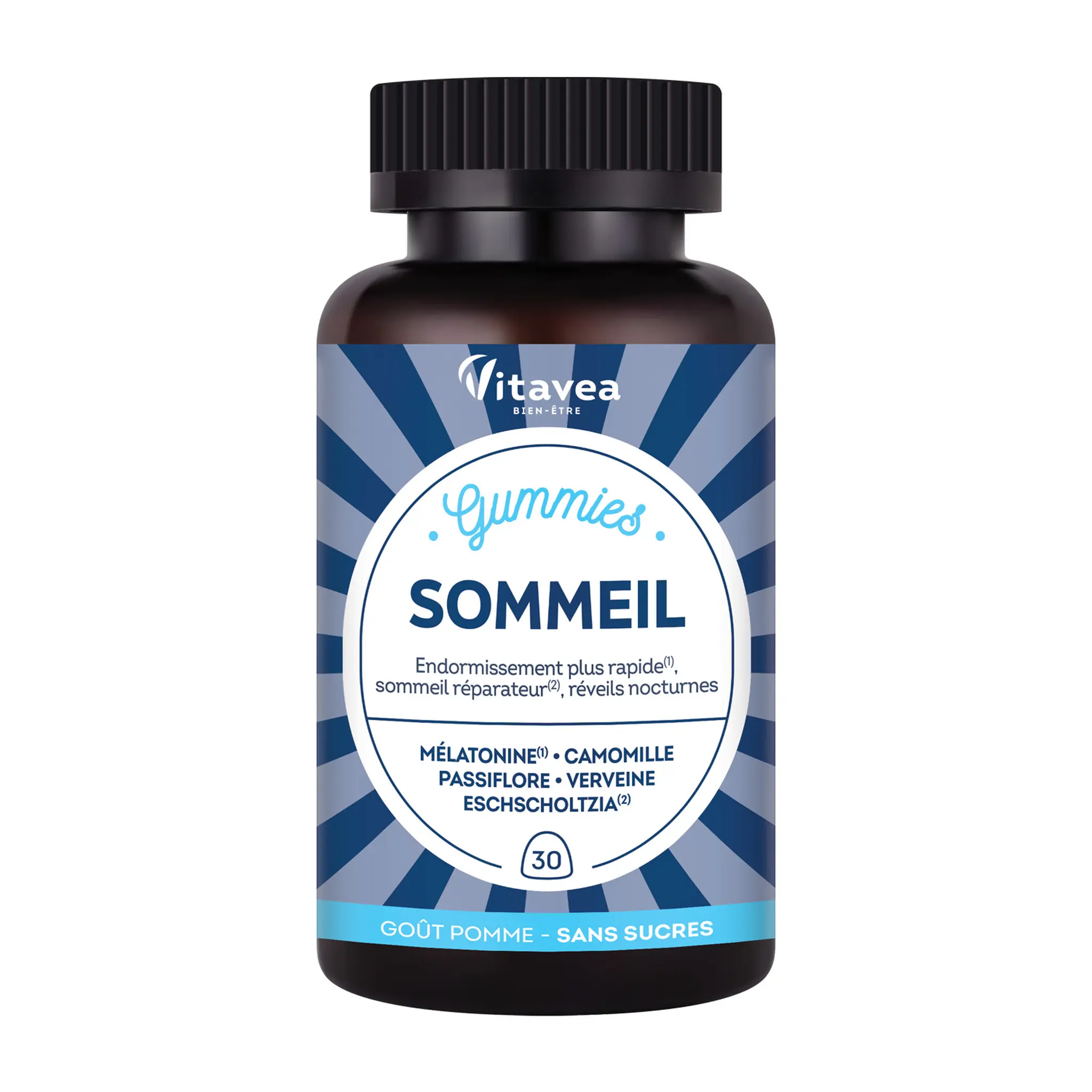VITAVEA Gummies Sommeil goût pomme sans sucre