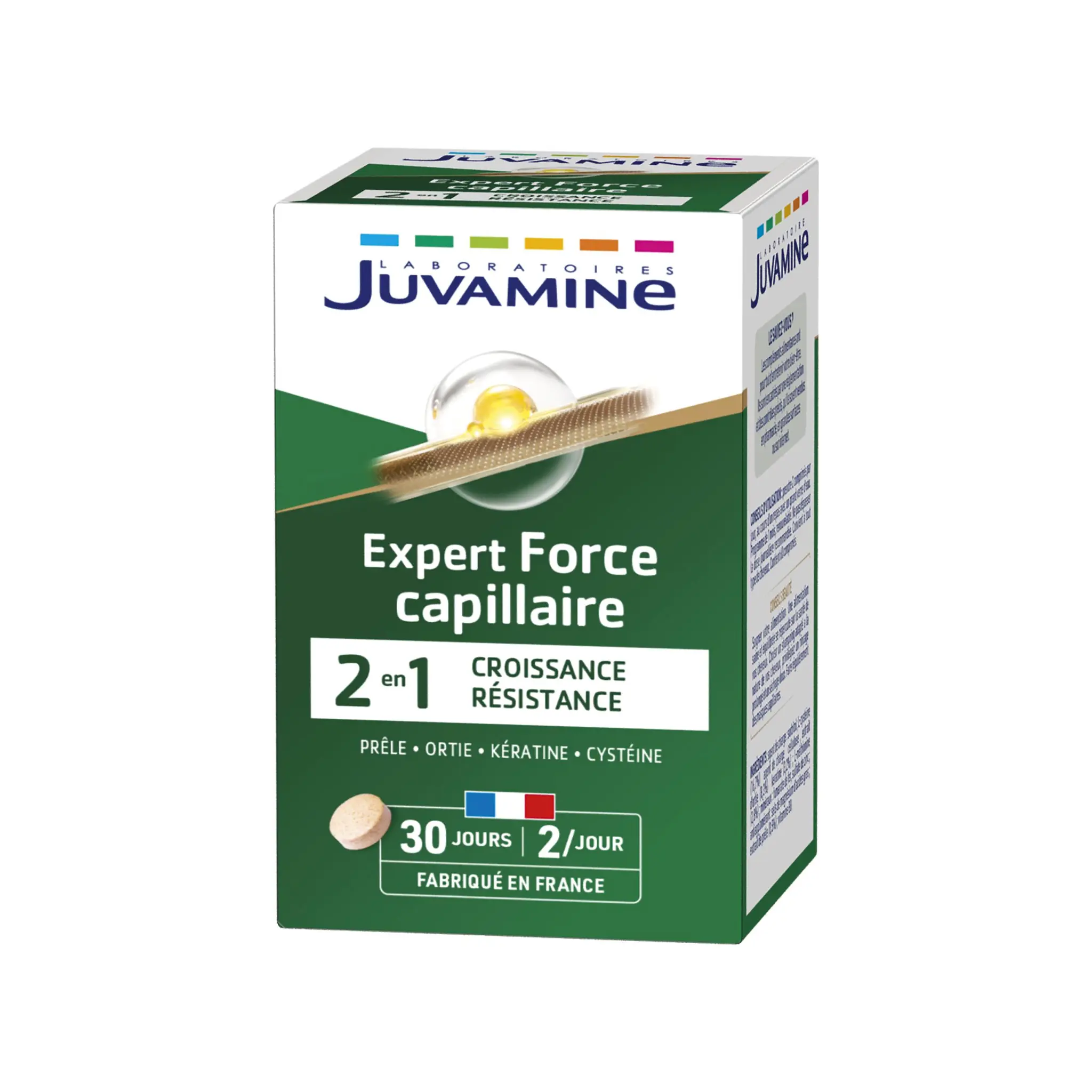 JUVAMINE Force capillaire croissance et résistance en comprimés