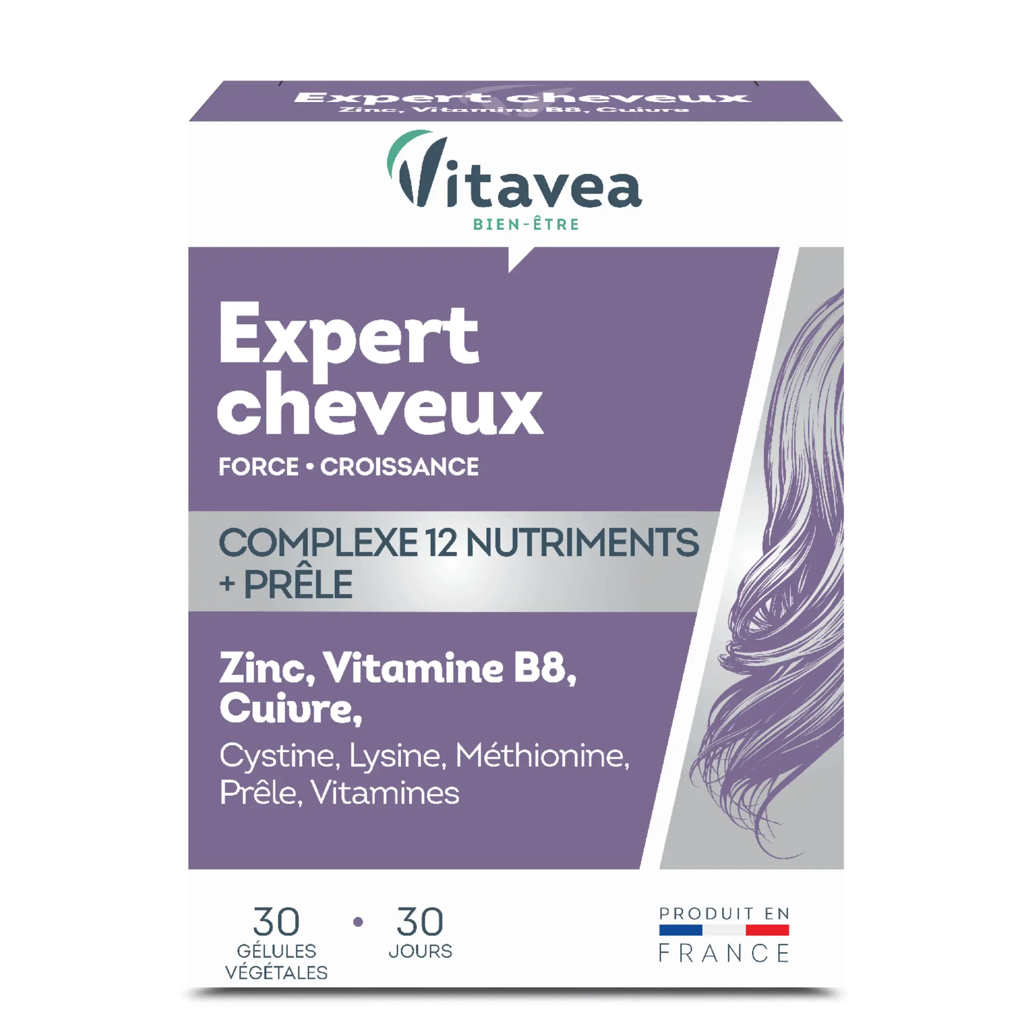 VITAVEA Gélule végétale expert cheveux force et croissance