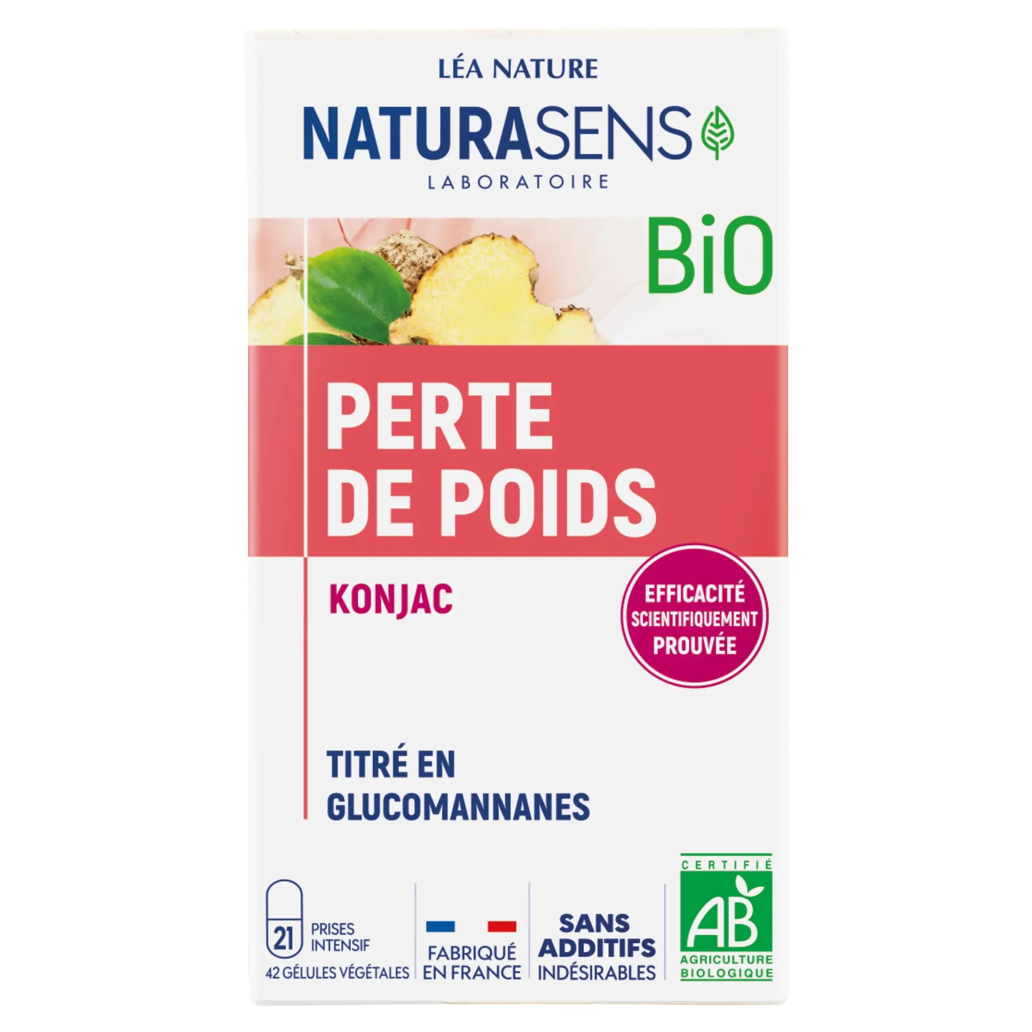 BIOSENS Complément alimentaire bio perte de poids konjac en gélules végétales