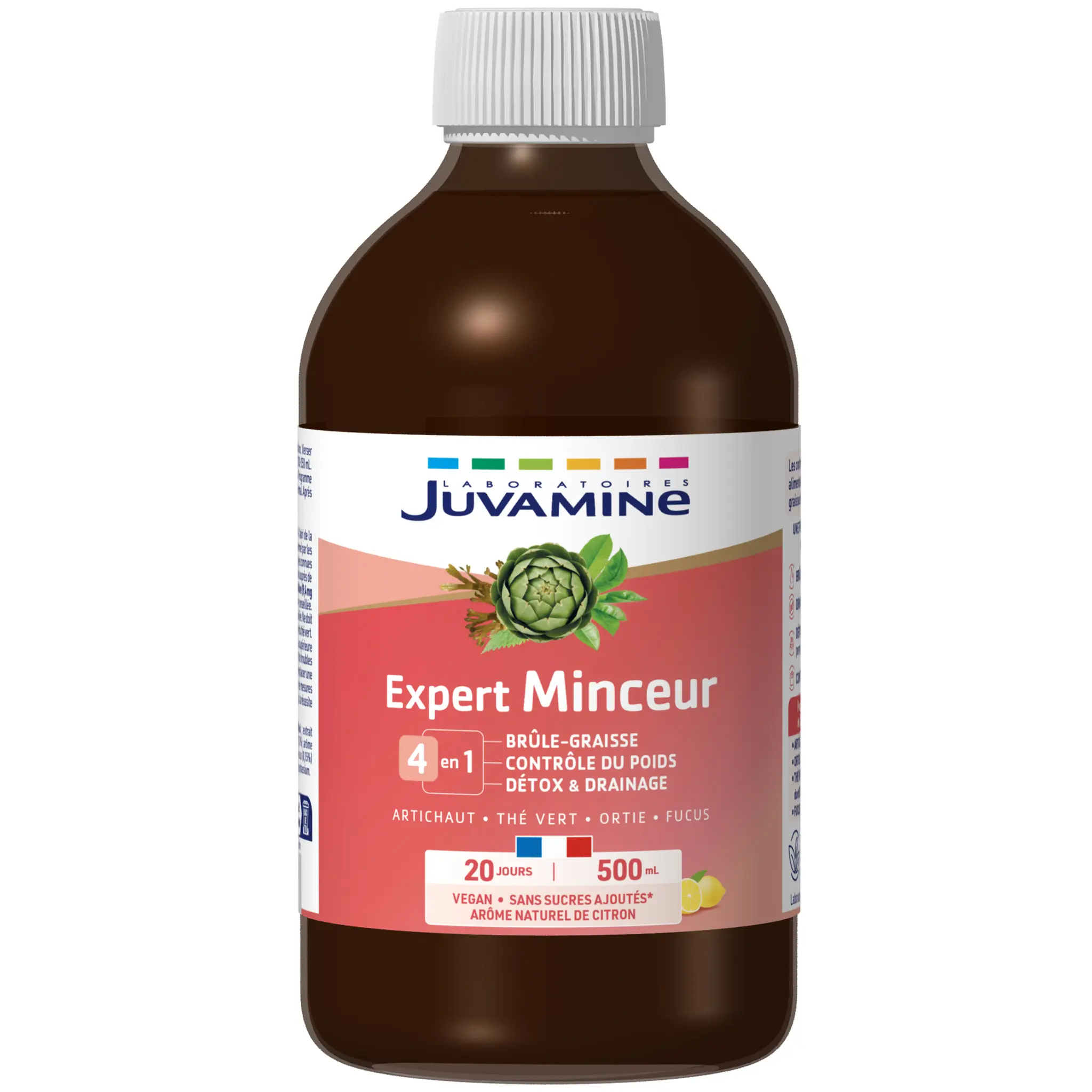 JUVAMINE Sirop action minceur 4 en 1 au citron