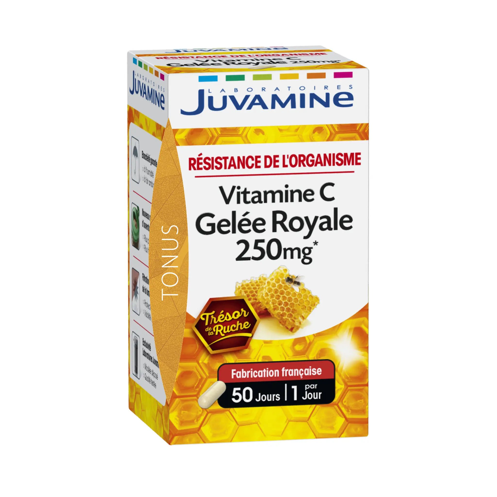 JUVAMINE Gélules vitamine C gelée royale 250mg résistance de l'organisme