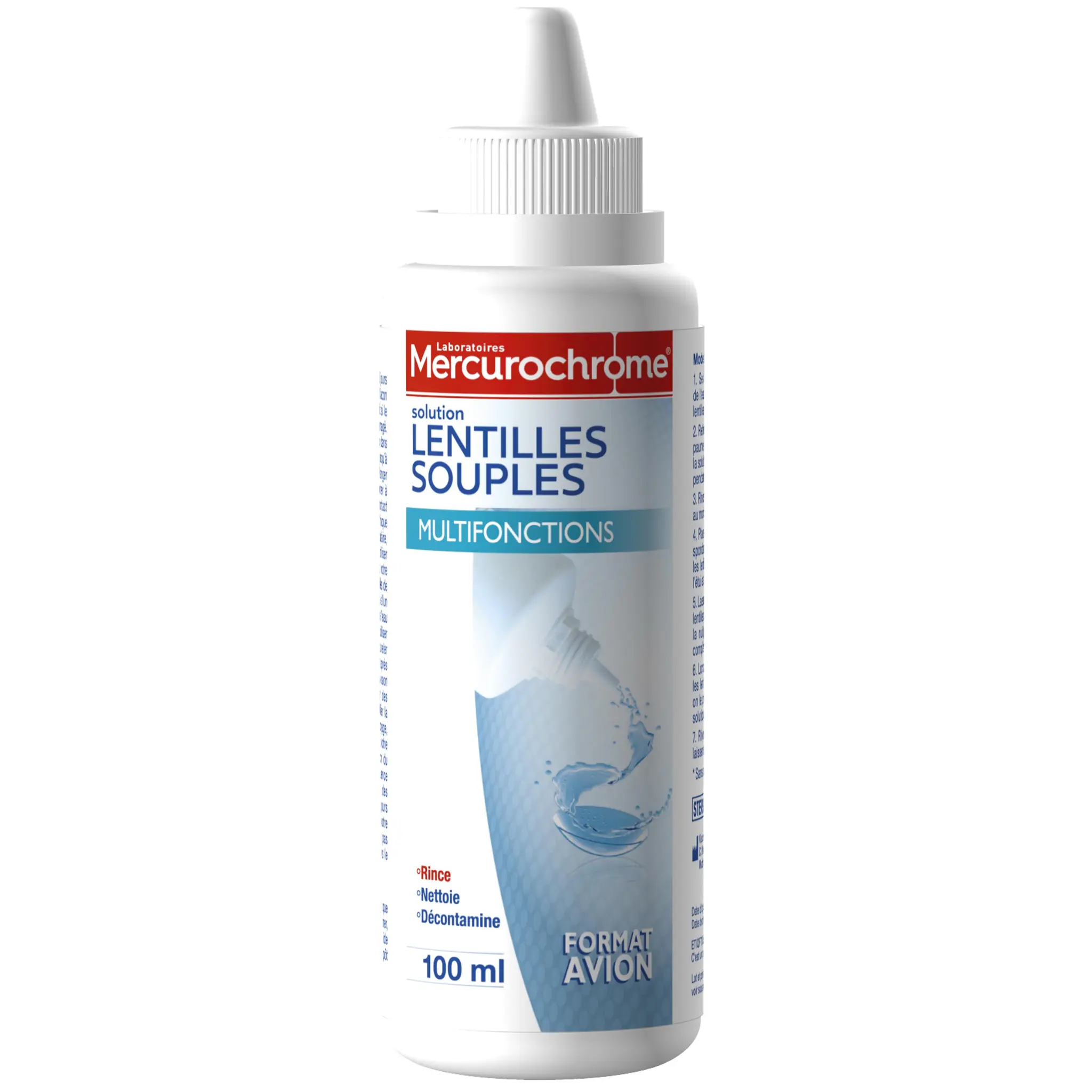 MERCUROCHROME Solution multi fonction lentille souple