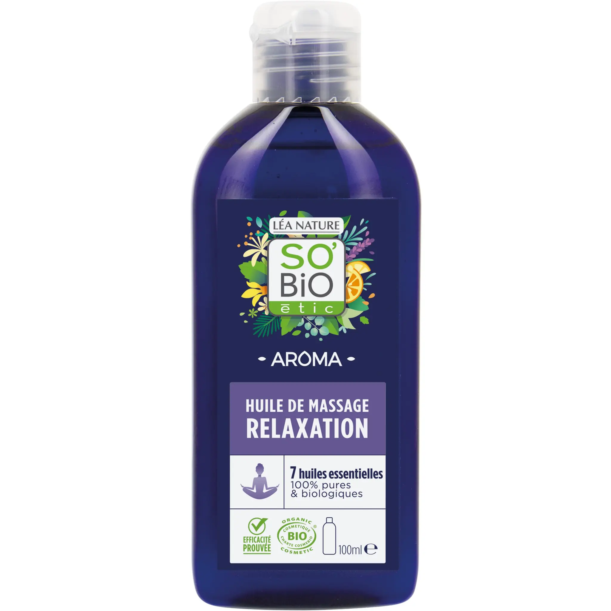SO BIO ETIC Huile de massage relaxation anti-stress