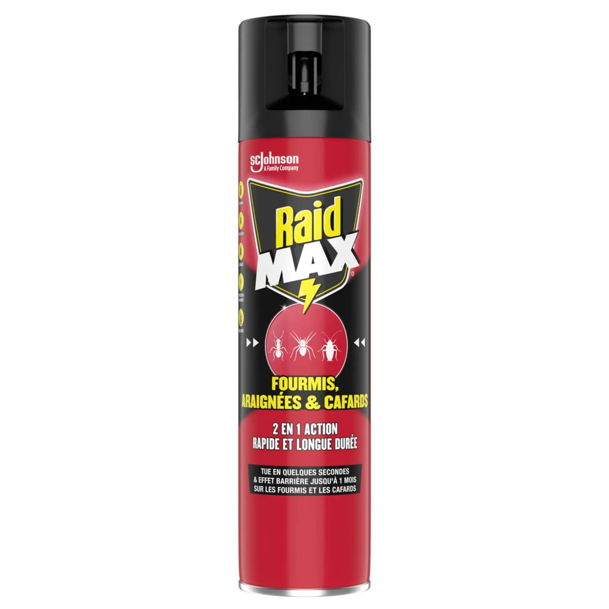 RAID Max Insecticide en spray fourmis araignées & cafards