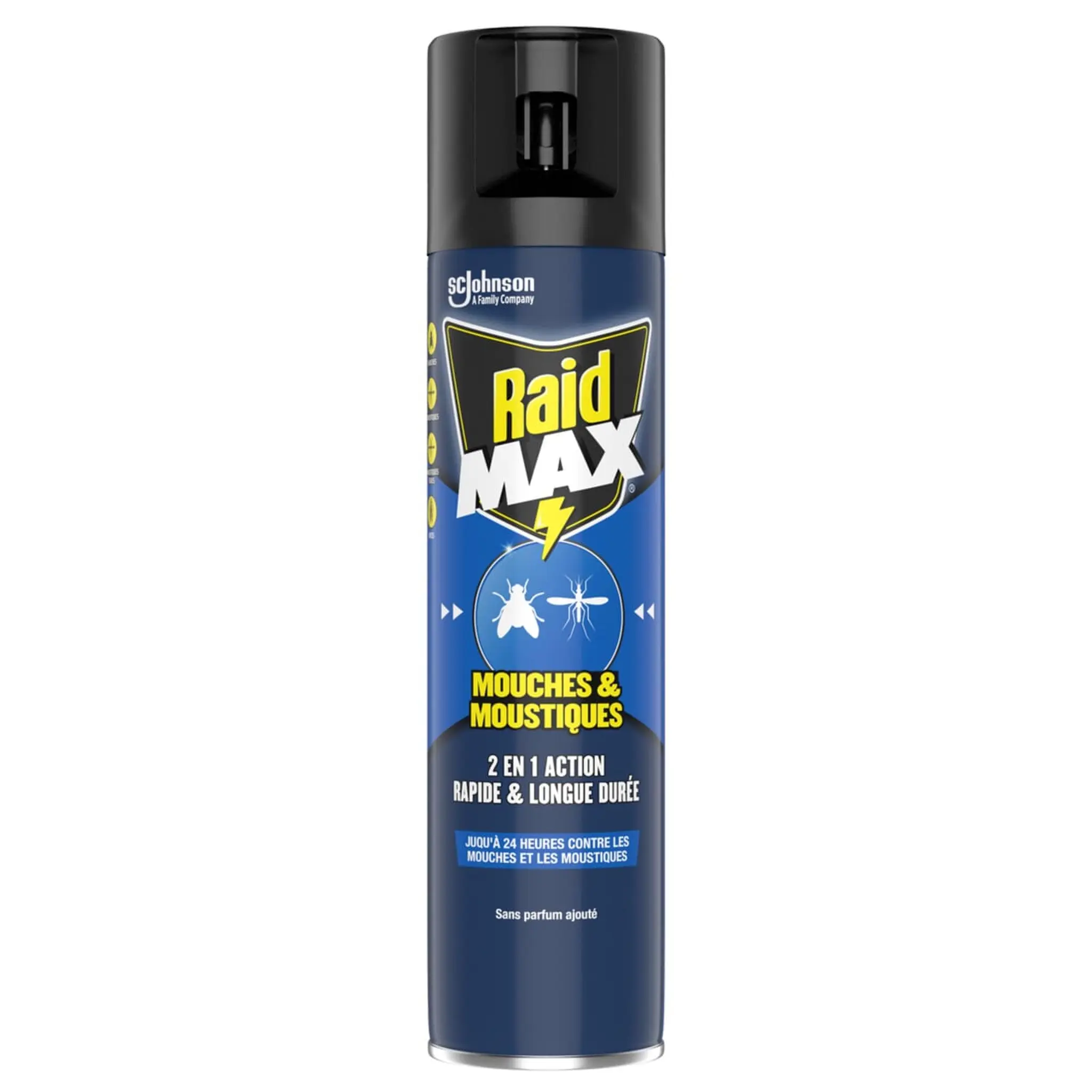RAID Aérosol mouches et moustiques volants 2en1