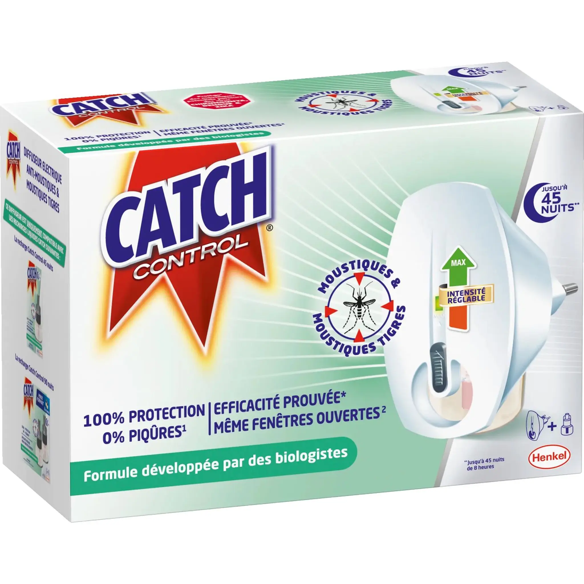 CATCH Control diffuseur électrique réglable anti-moustiques