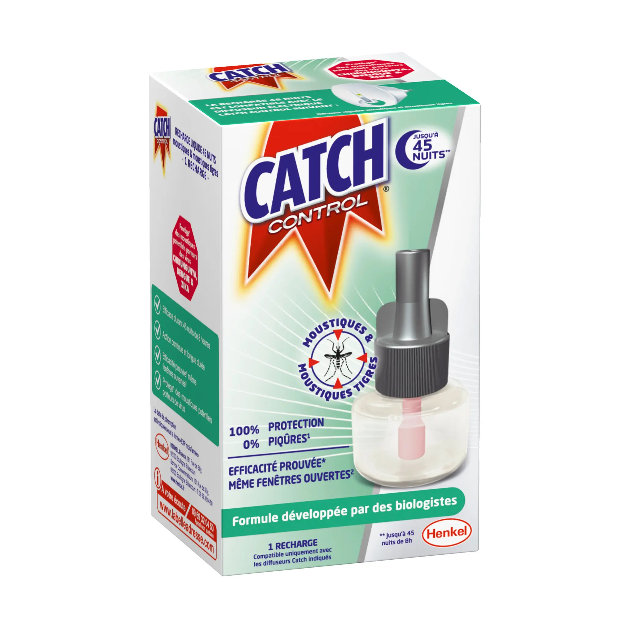 CATCH Recharge liquide anti-moustiques