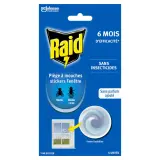 RAID Piège à mouches stickers fenêtre sans parfum ajouté sans insecticides