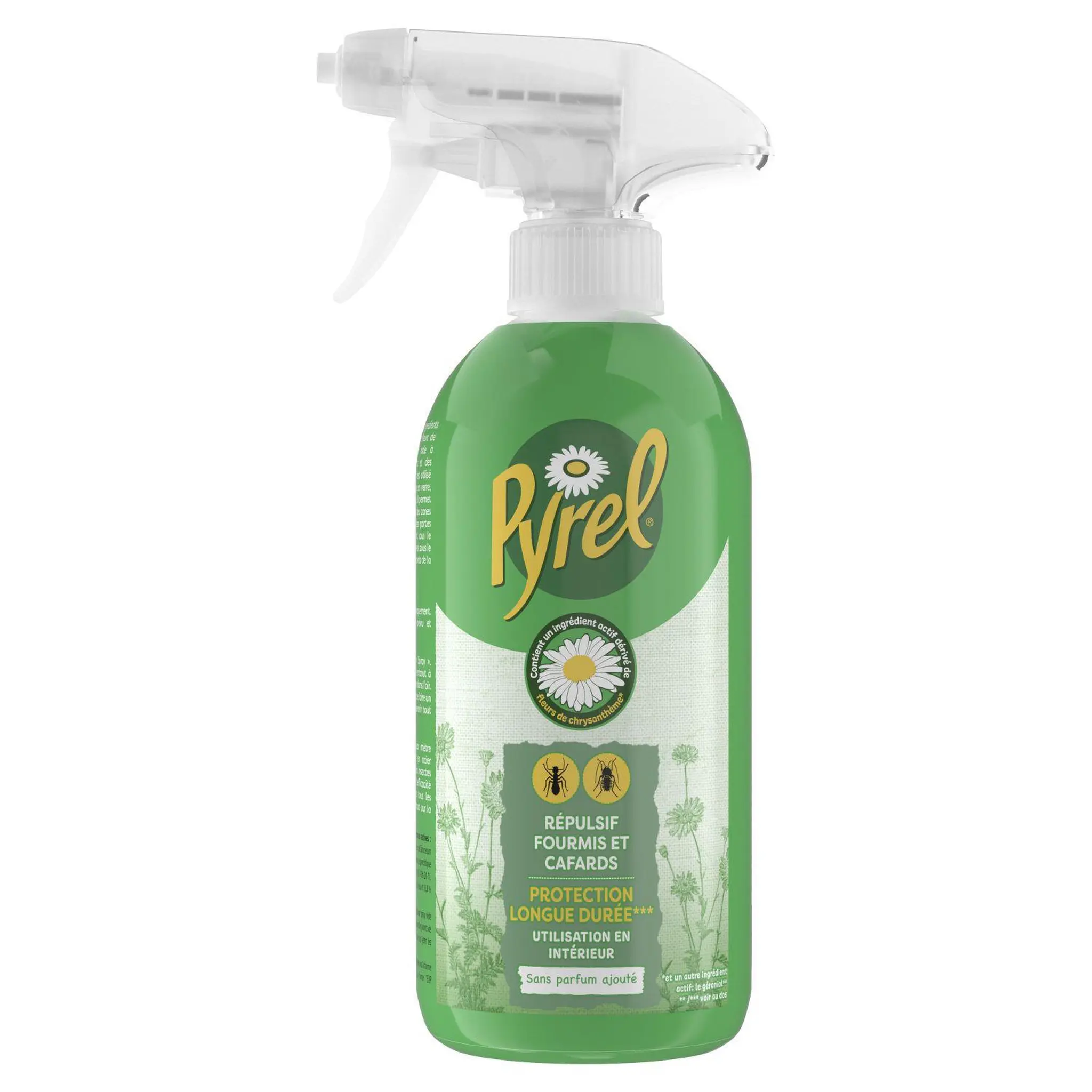 PYREL Spray anti-fourmis et cafards sans parfum