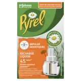 PYREL Recharge liquide diffuseur répulsif moustiques agrumes boisés