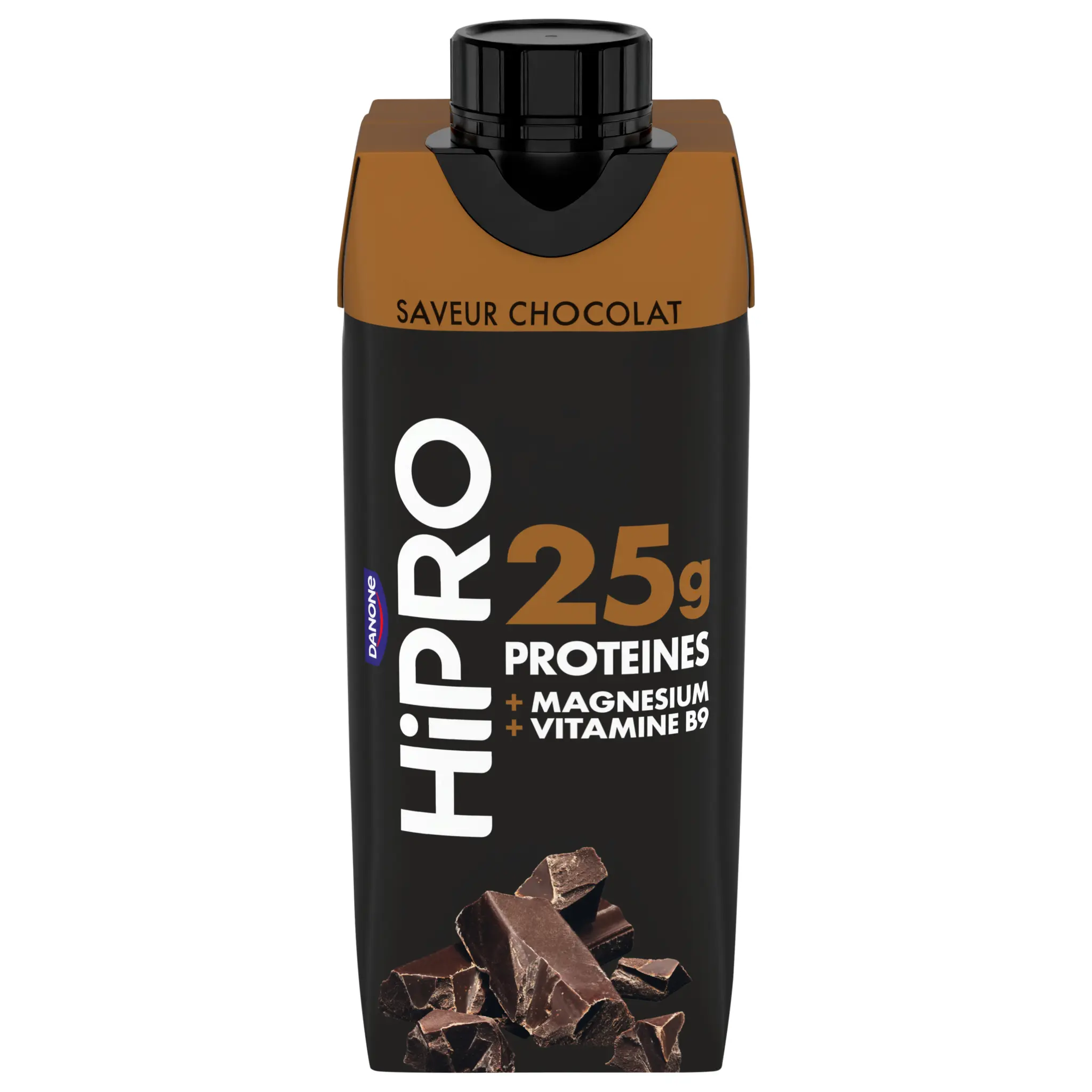 HIPRO Yaourt à boire protéiné saveur chocolat 0% MG