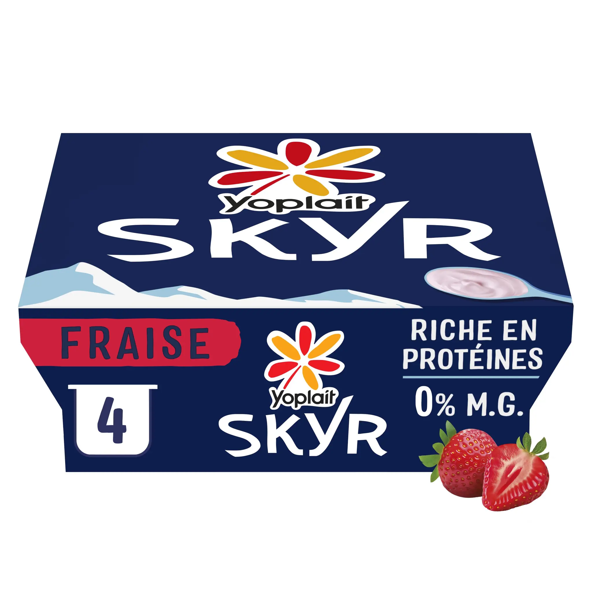 YOPLAIT Skyr à la fraise 0% MG