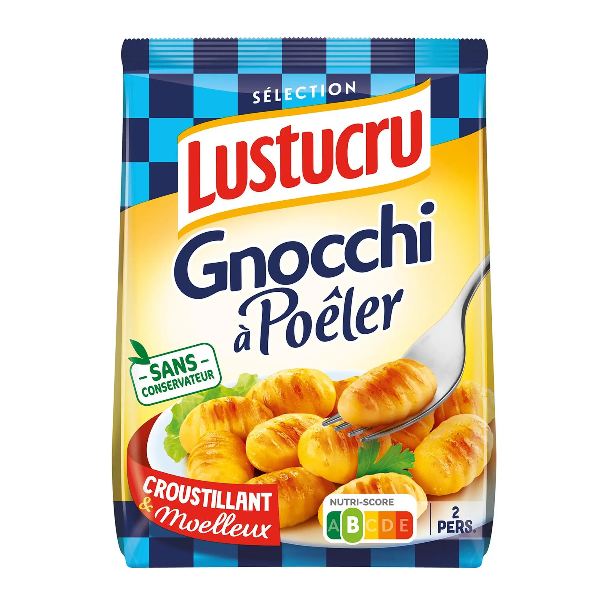LUSTUCRU Gnocchi à poêler nature