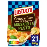 LUSTUCRU Gnocchi à poêler extra mozarella pesto
