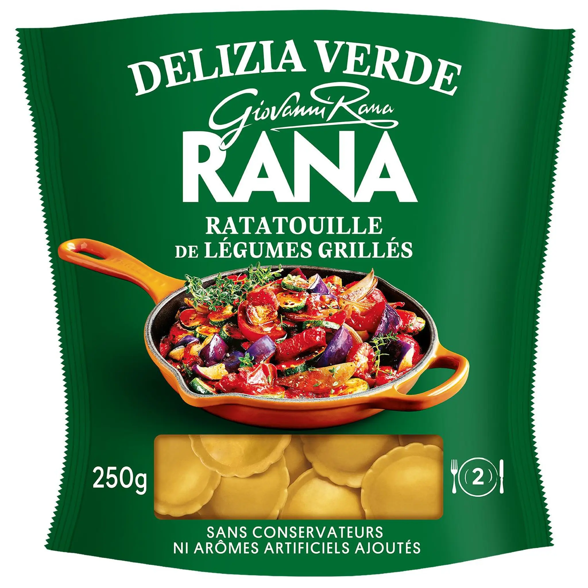 RANA Ravioli à la ratatouille de légumes grillés