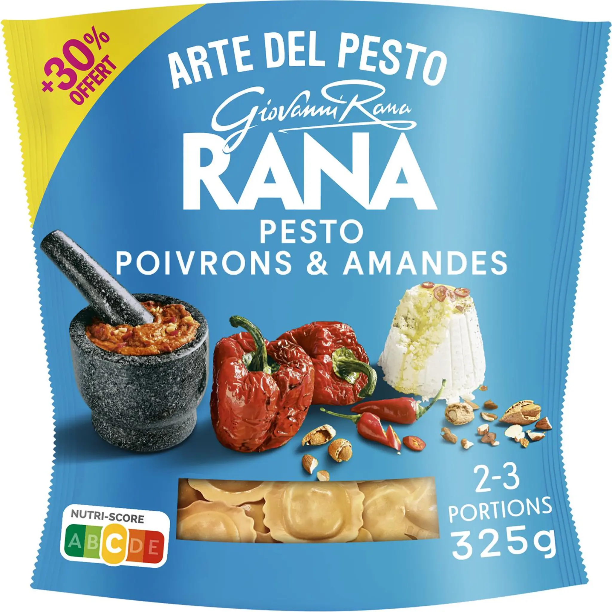 RANA Girasoli au pesto poivrons et amandes