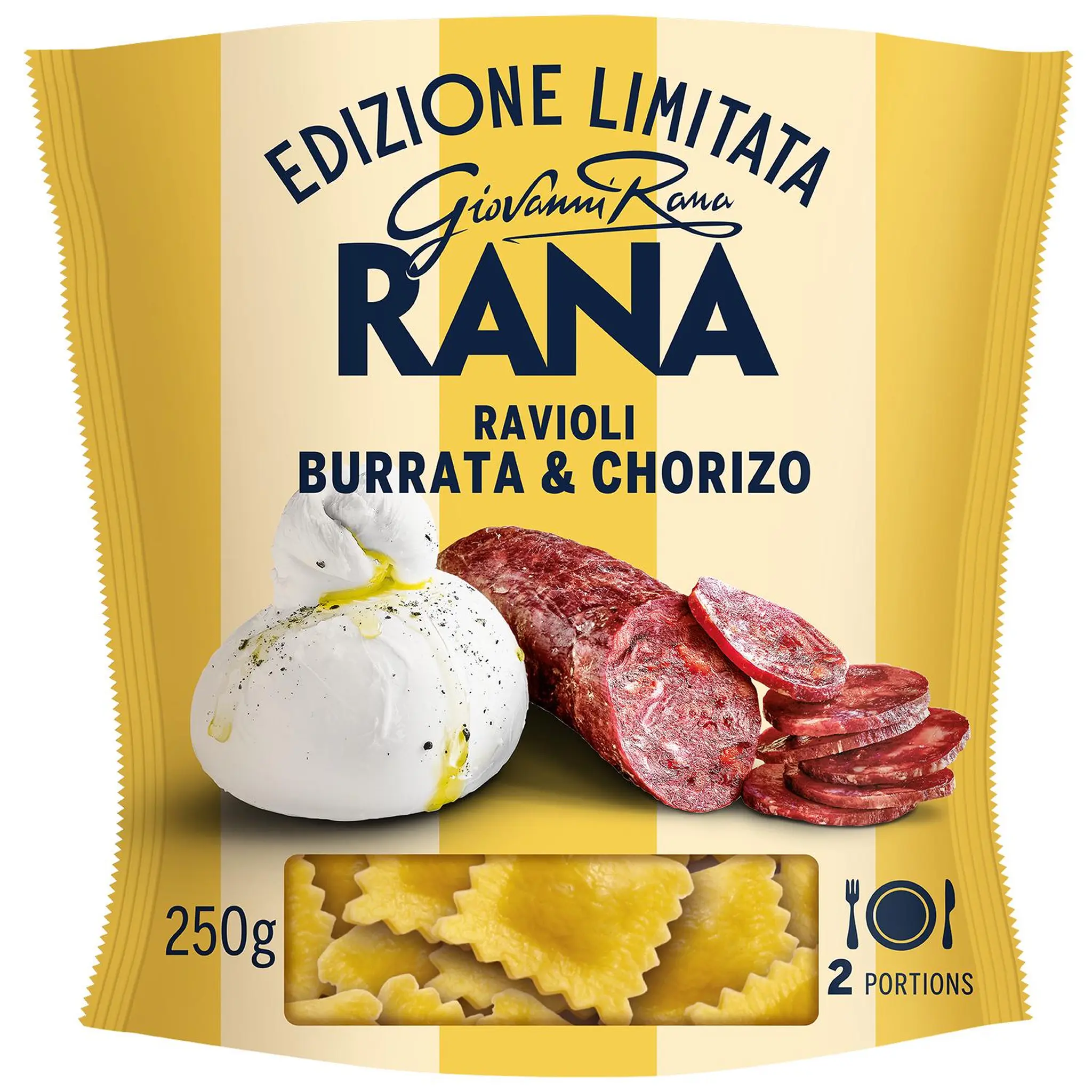 RANA Ravioli burrata et chorizo