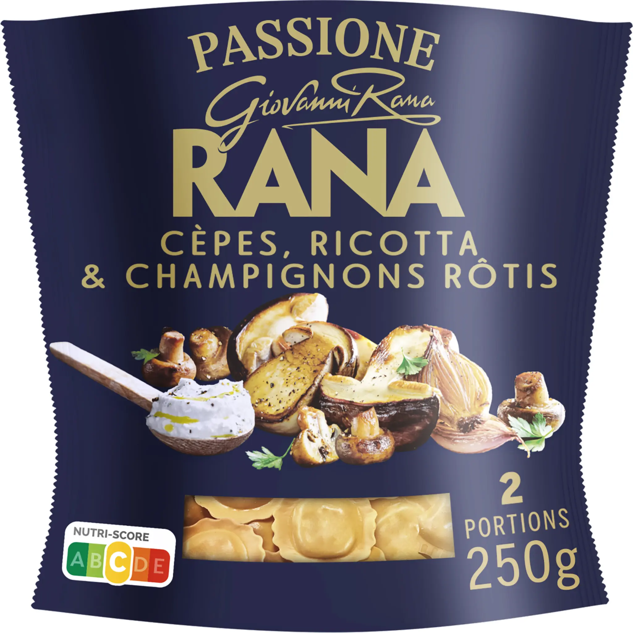 RANA Girasoli cèpes ricotta champignons rôtis