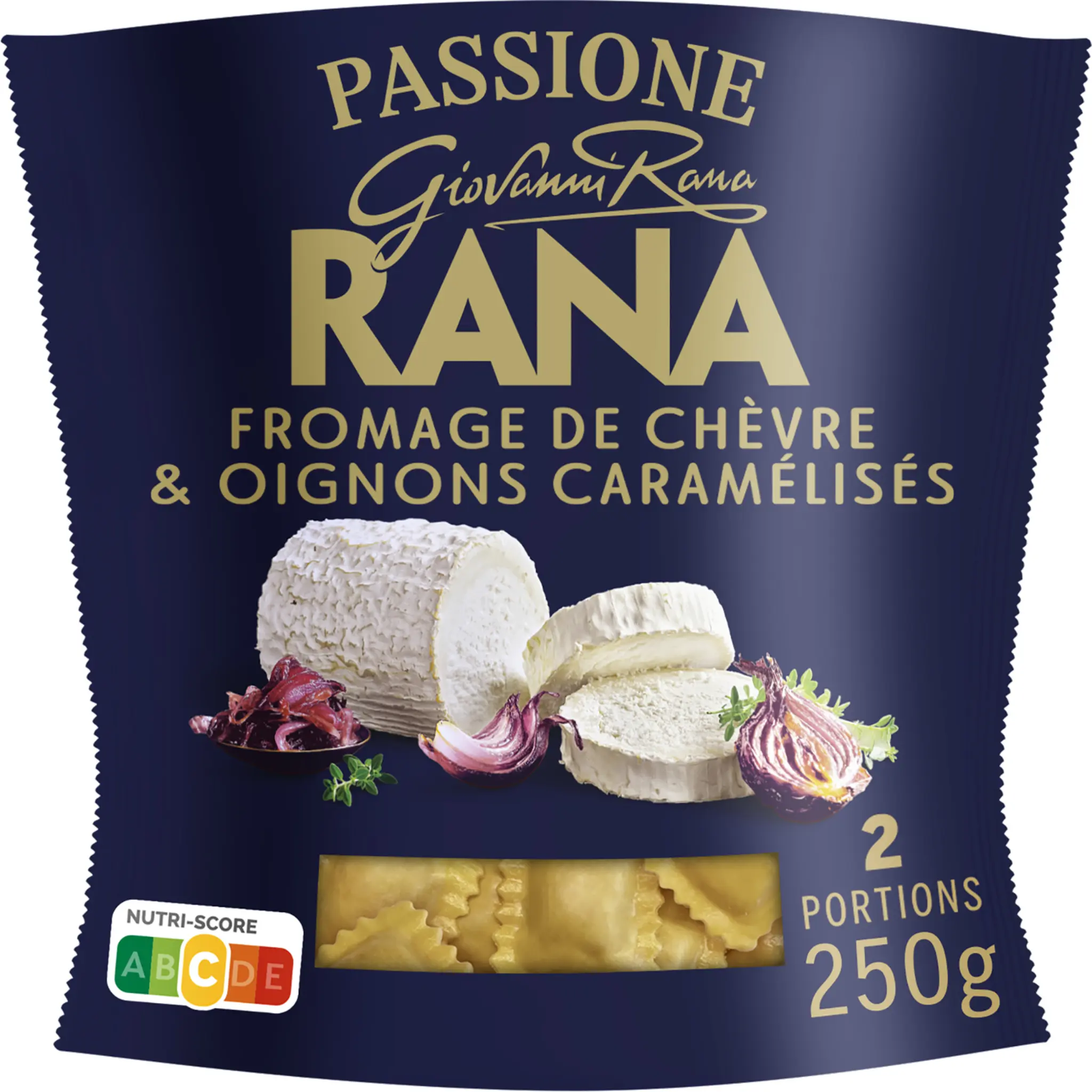 RANA Girasoli fromage de  chèvre oignons caramélisés
