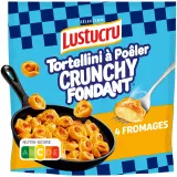LUSTUCRU SELECTION Tortellini crunchy fondant aux 4 fromages à poêler