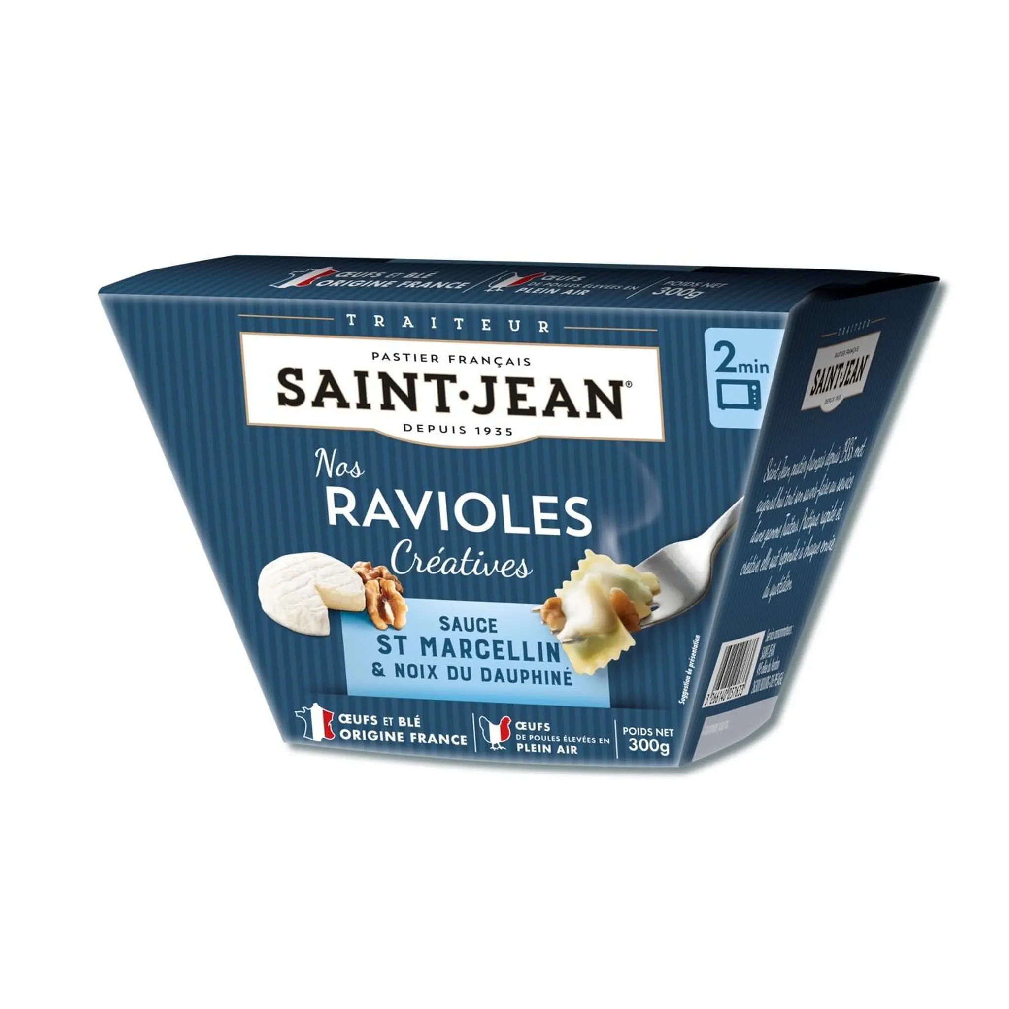 SAINT JEAN Ravioles sauce St Marcelin et noix du Dauphiné