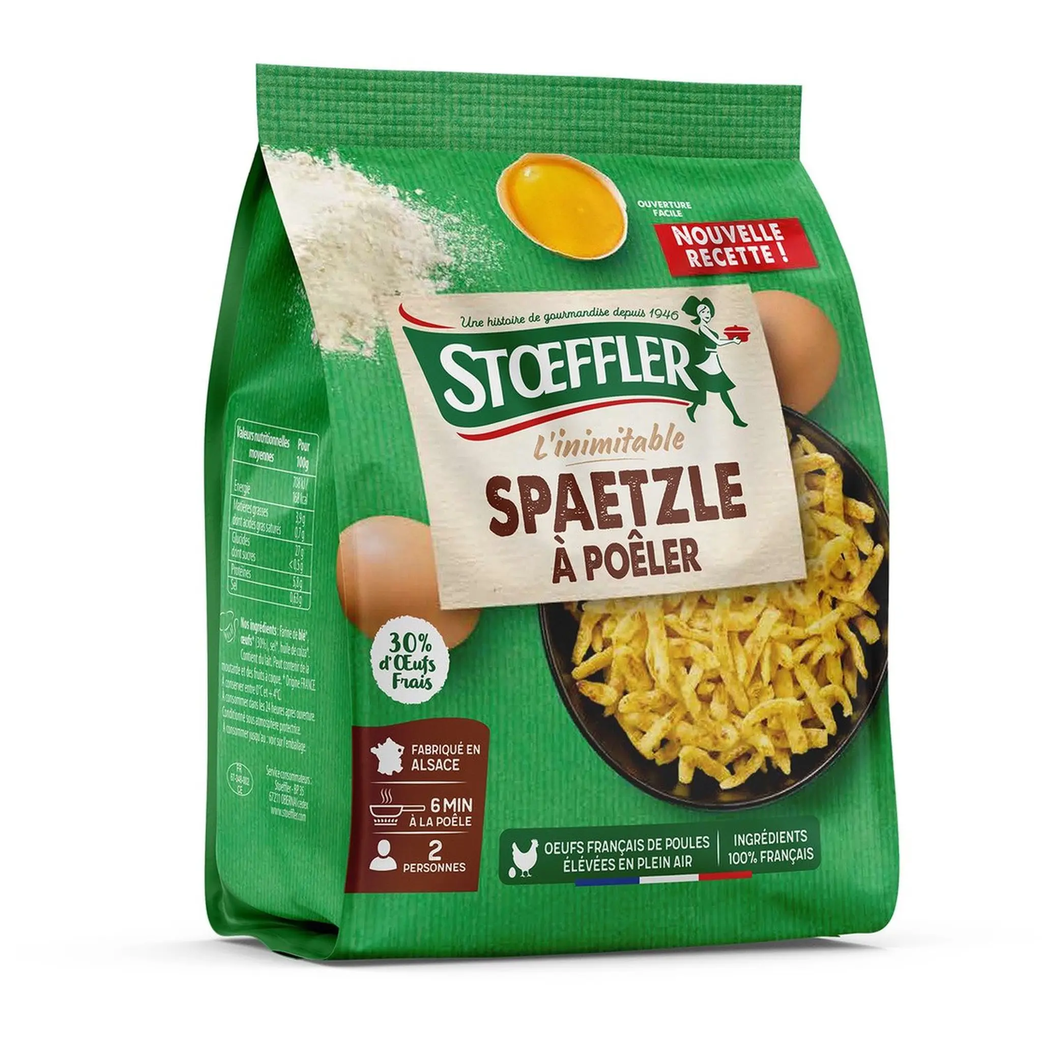 STOEFFLER Spaetzle à poêler