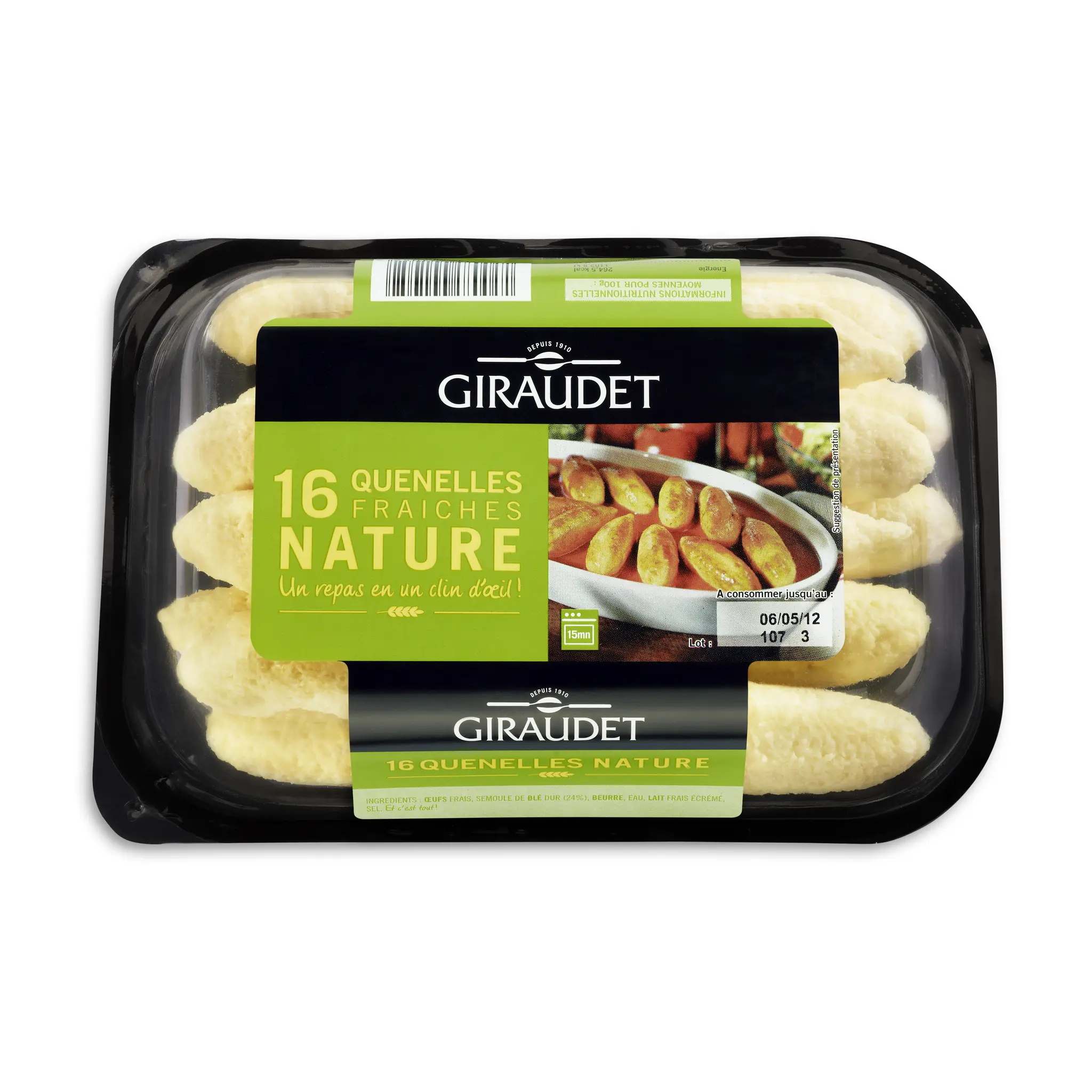 GIRAUDET Quenelle nature au beurre