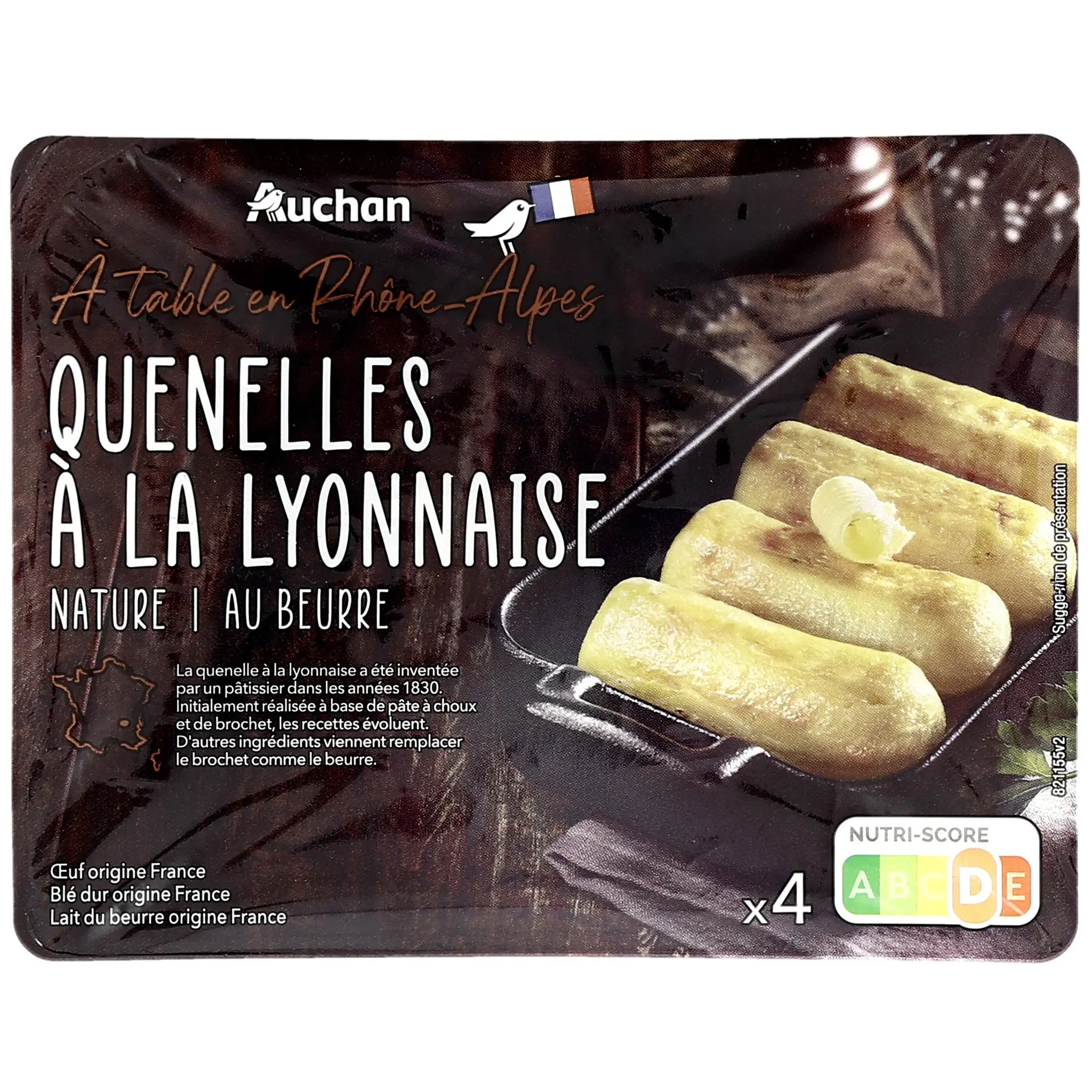 AUCHAN TERROIR Quenelle lyonnais nature