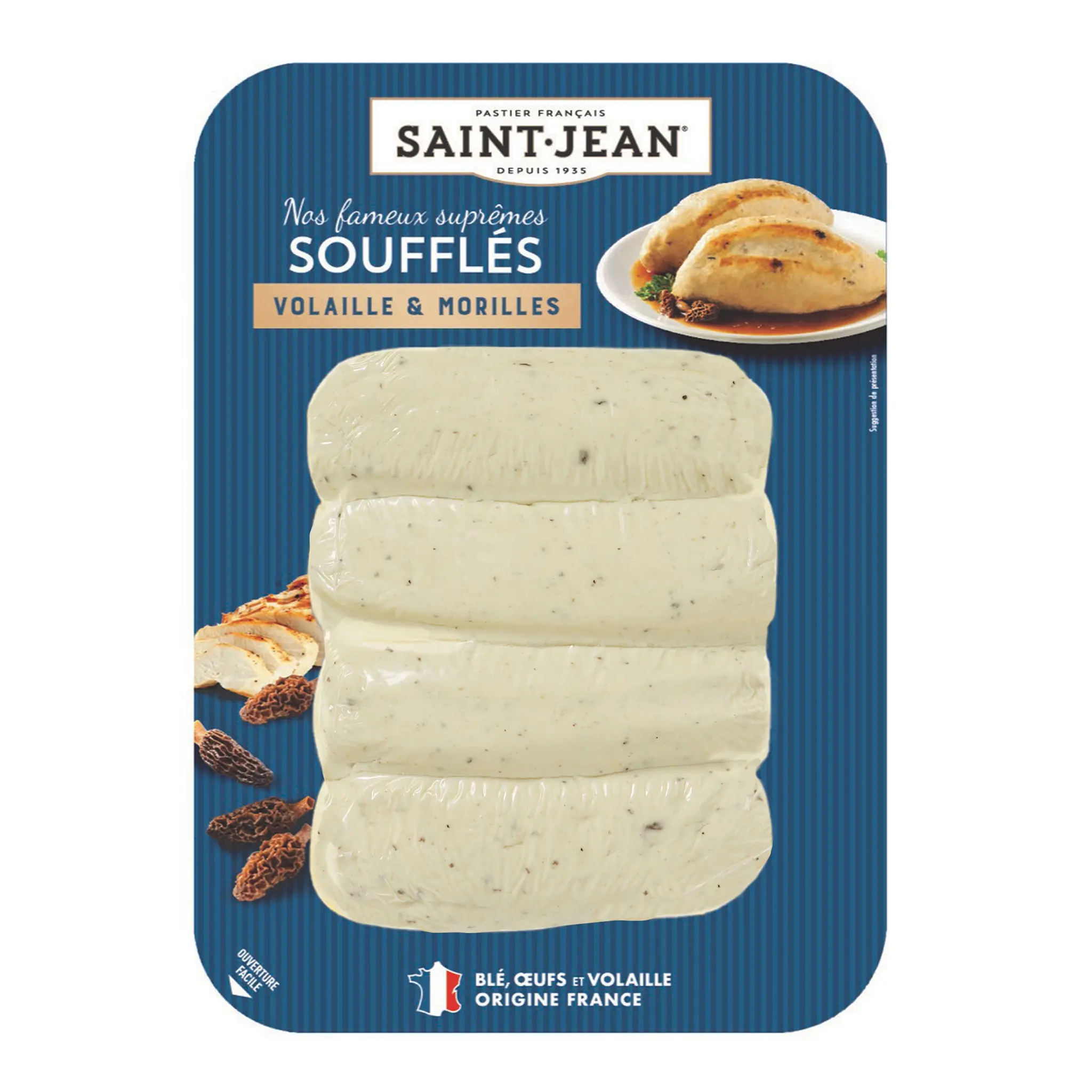 SAINT JEAN Suprêmes soufflés Volaille Morilles