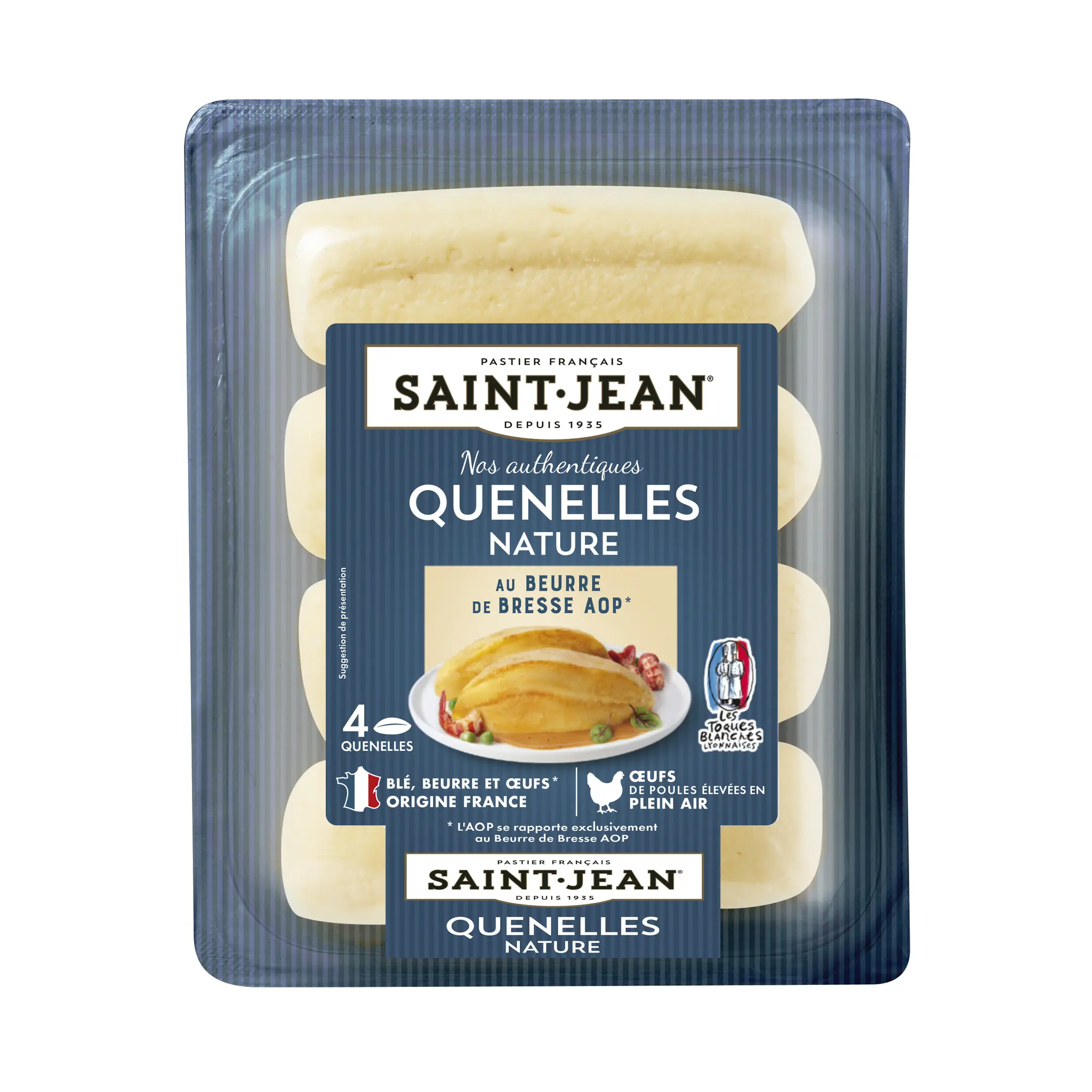 SAINT JEAN Quenelles nature au beurre de bresse