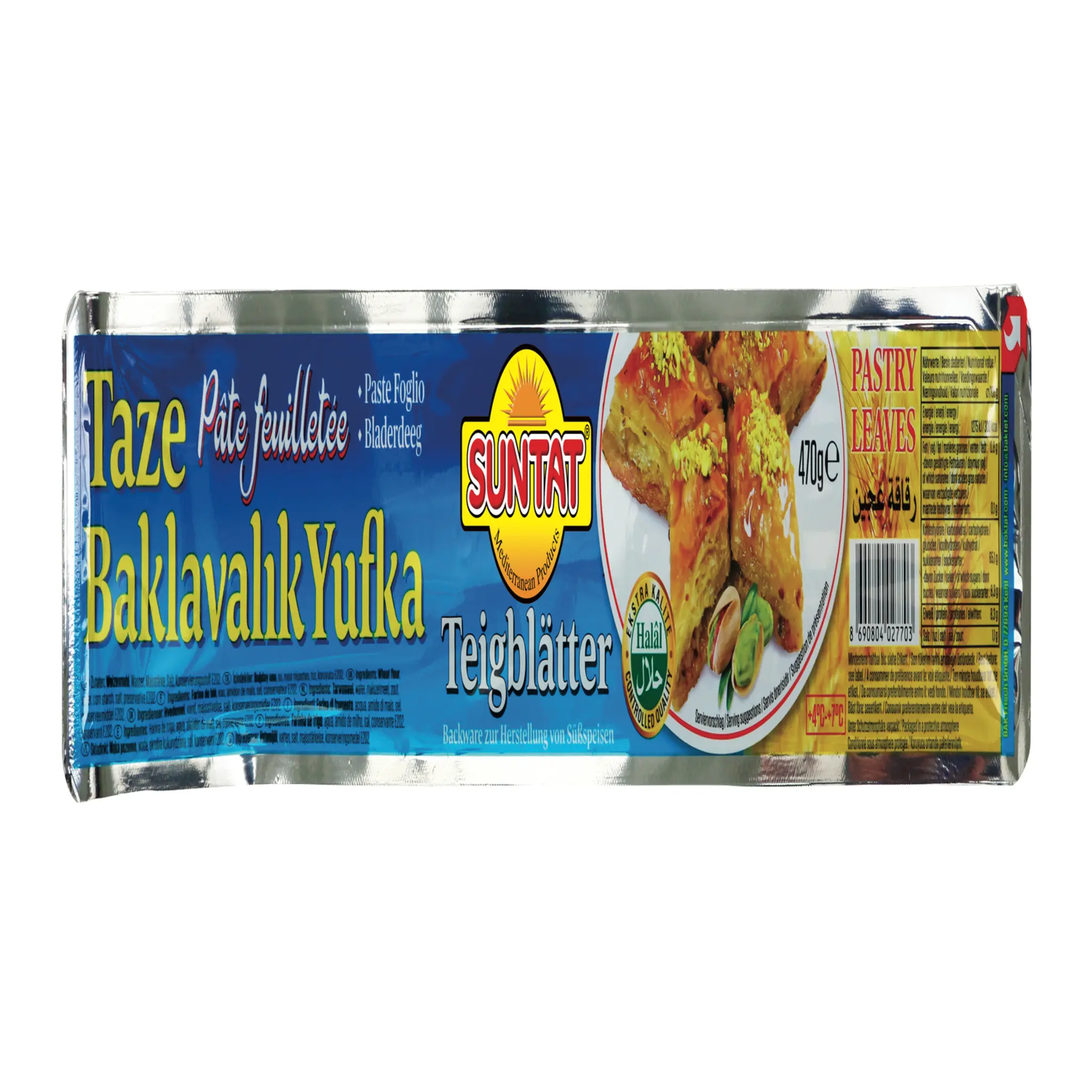 SUNTAT Pâte feuilletée halal