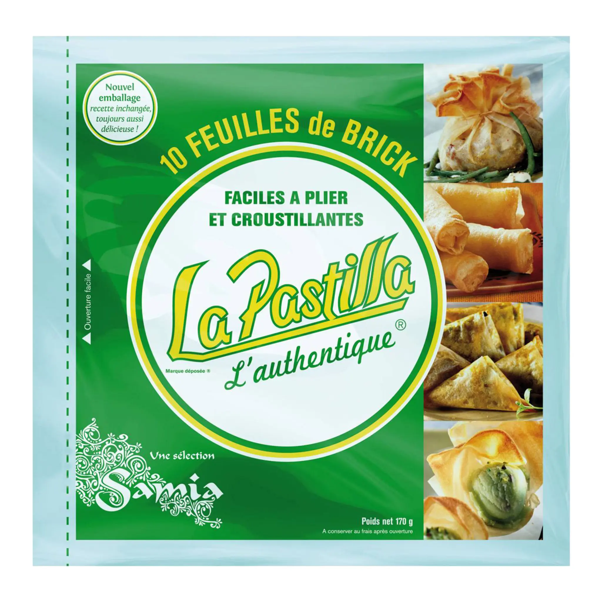 SAMIA La Pastilla feuilles de brick