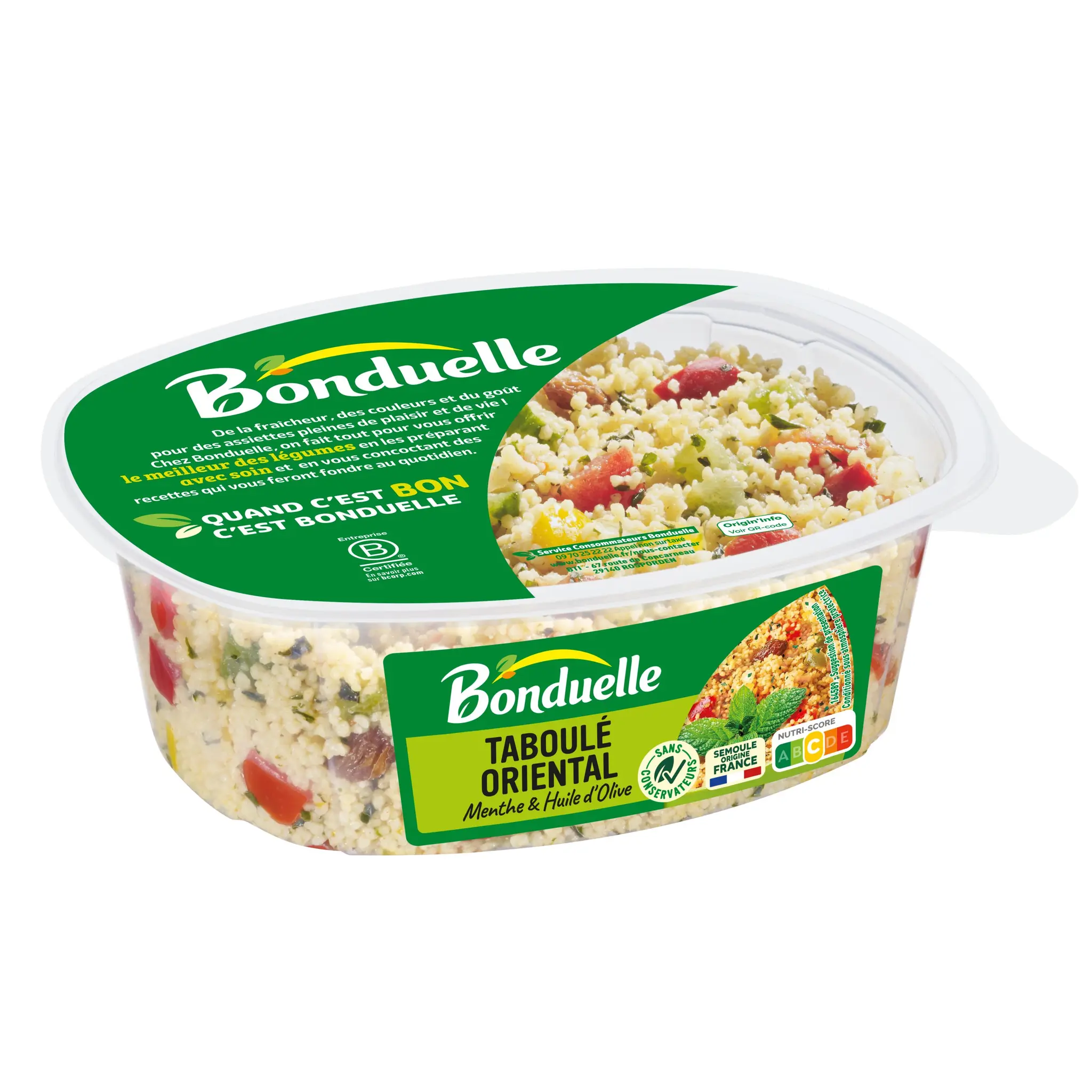 BONDUELLE Taboulé oriental à la menthe