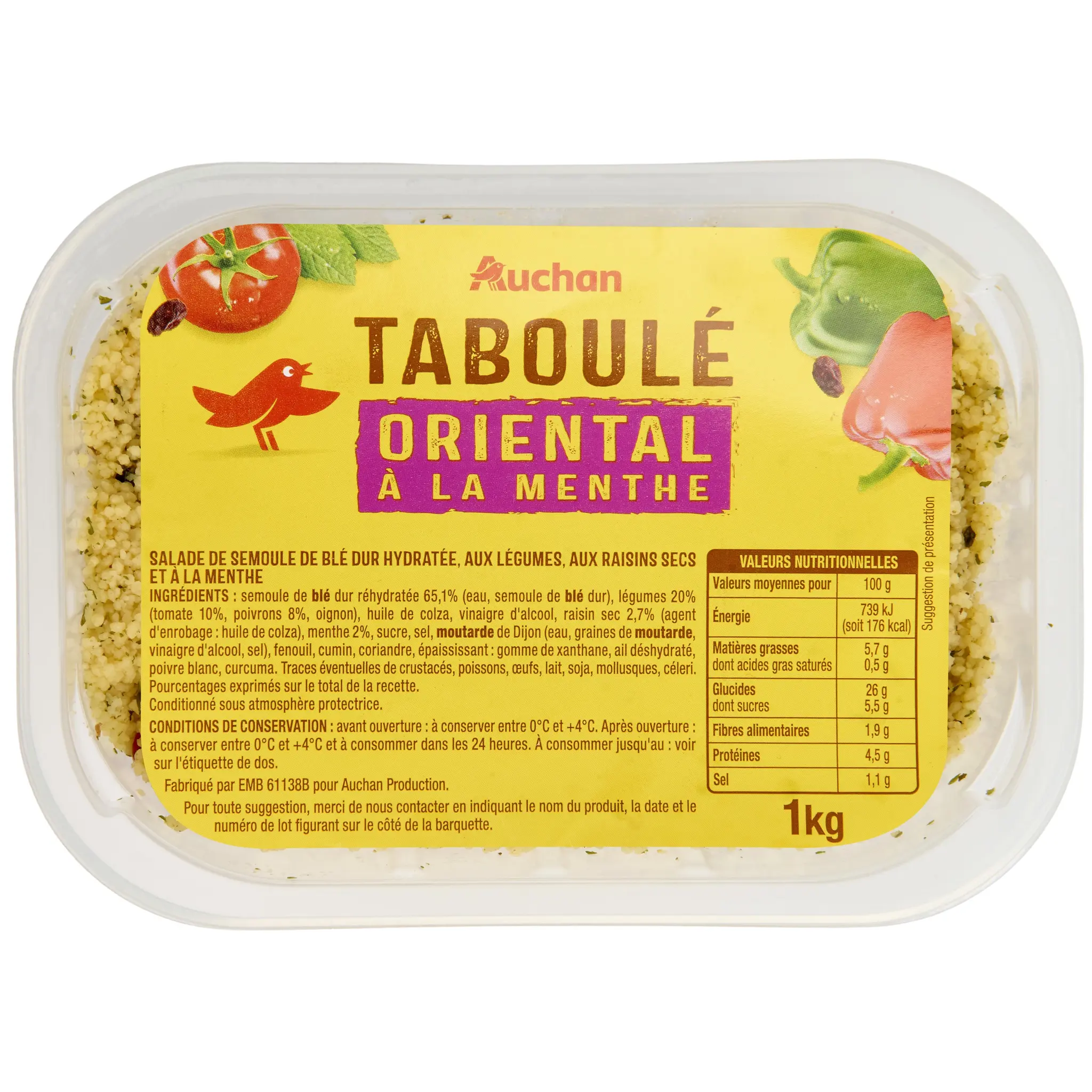 AUCHAN Taboulé oriental
