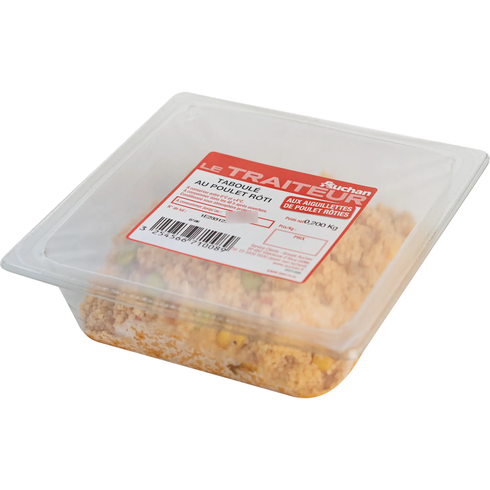 AUCHAN LE TRAITEUR Taboulé au poulet rôti