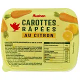AUCHAN Carottes râpées au citron