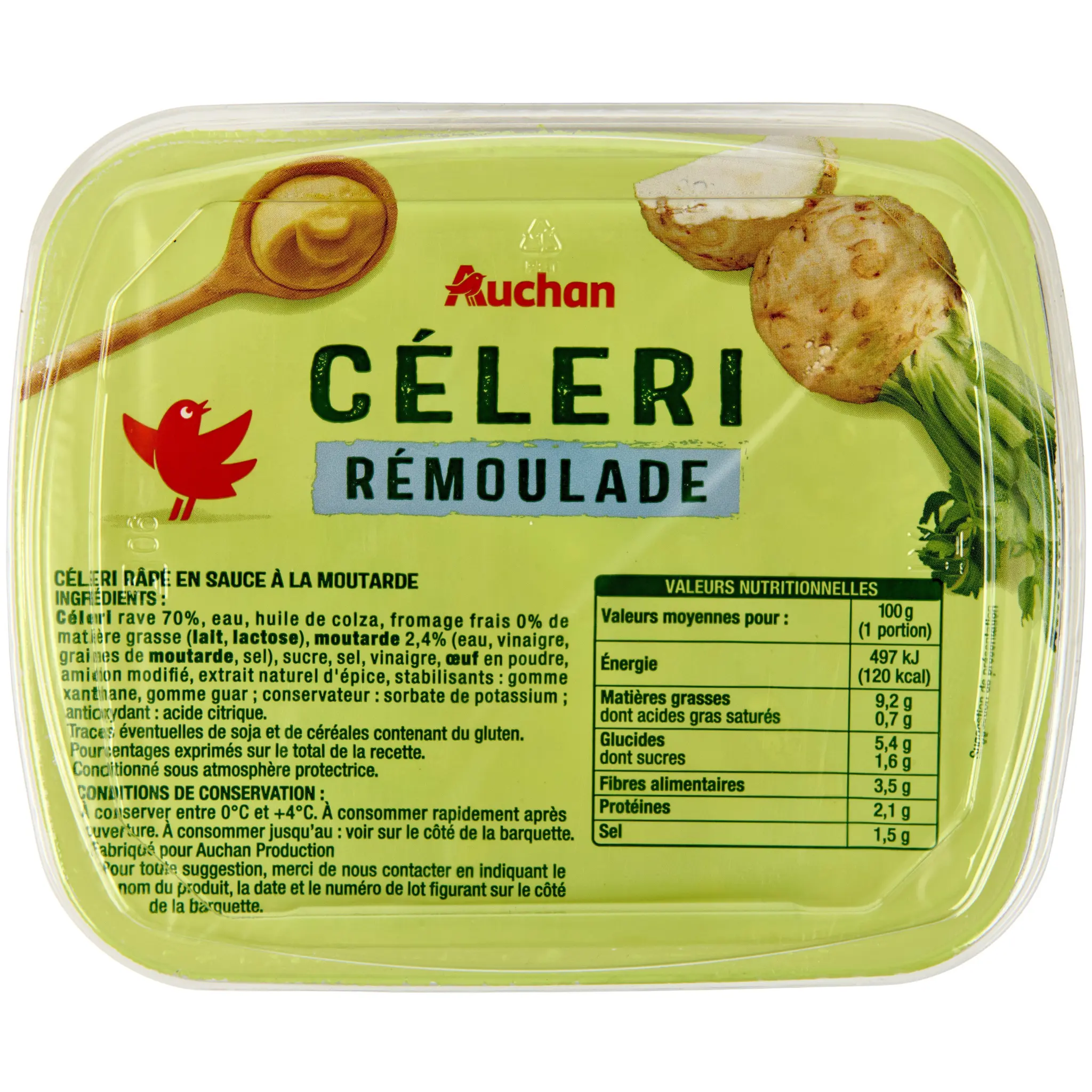 AUCHAN Céleri rémoulade