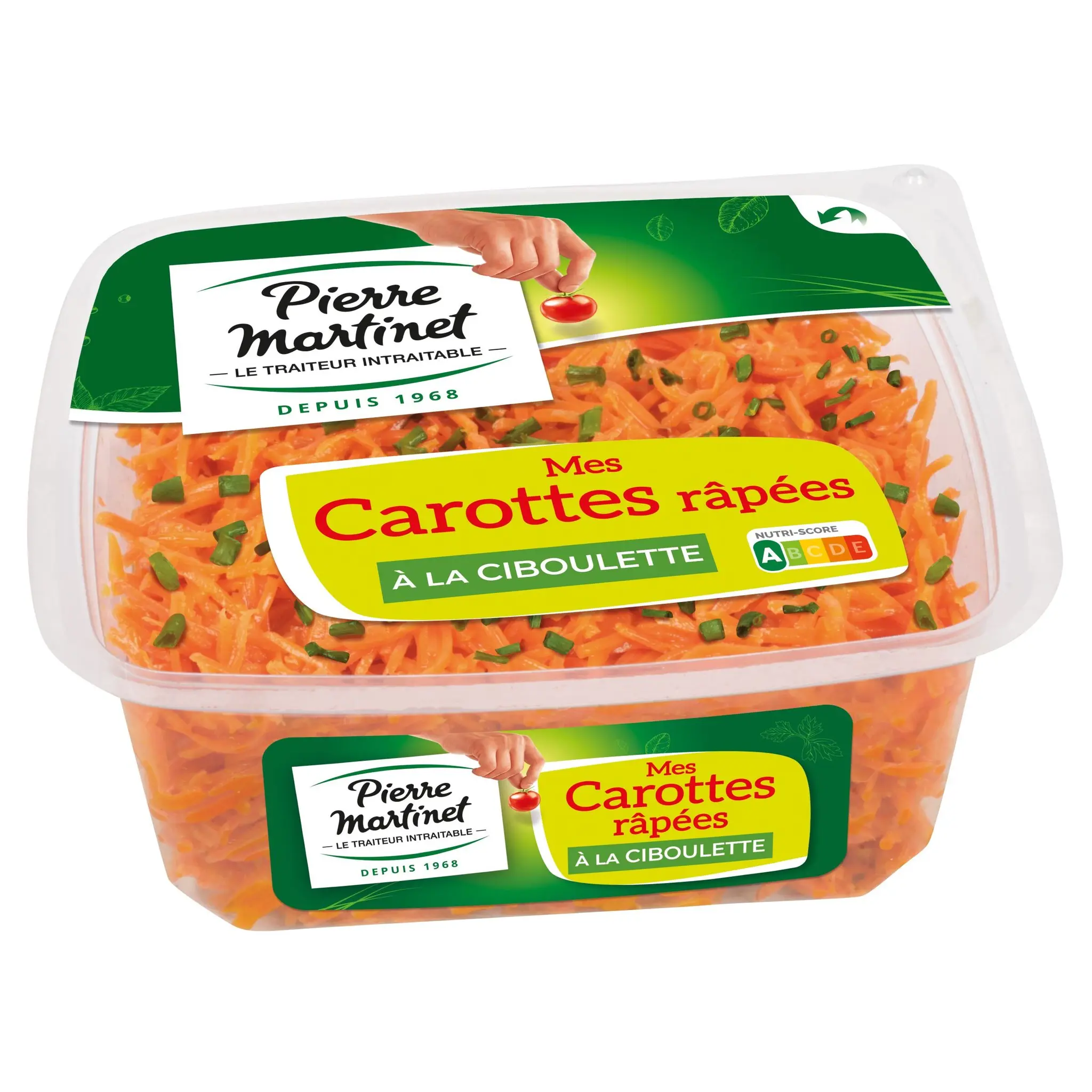 PIERRE MARTINET Carottes râpées à la ciboulette