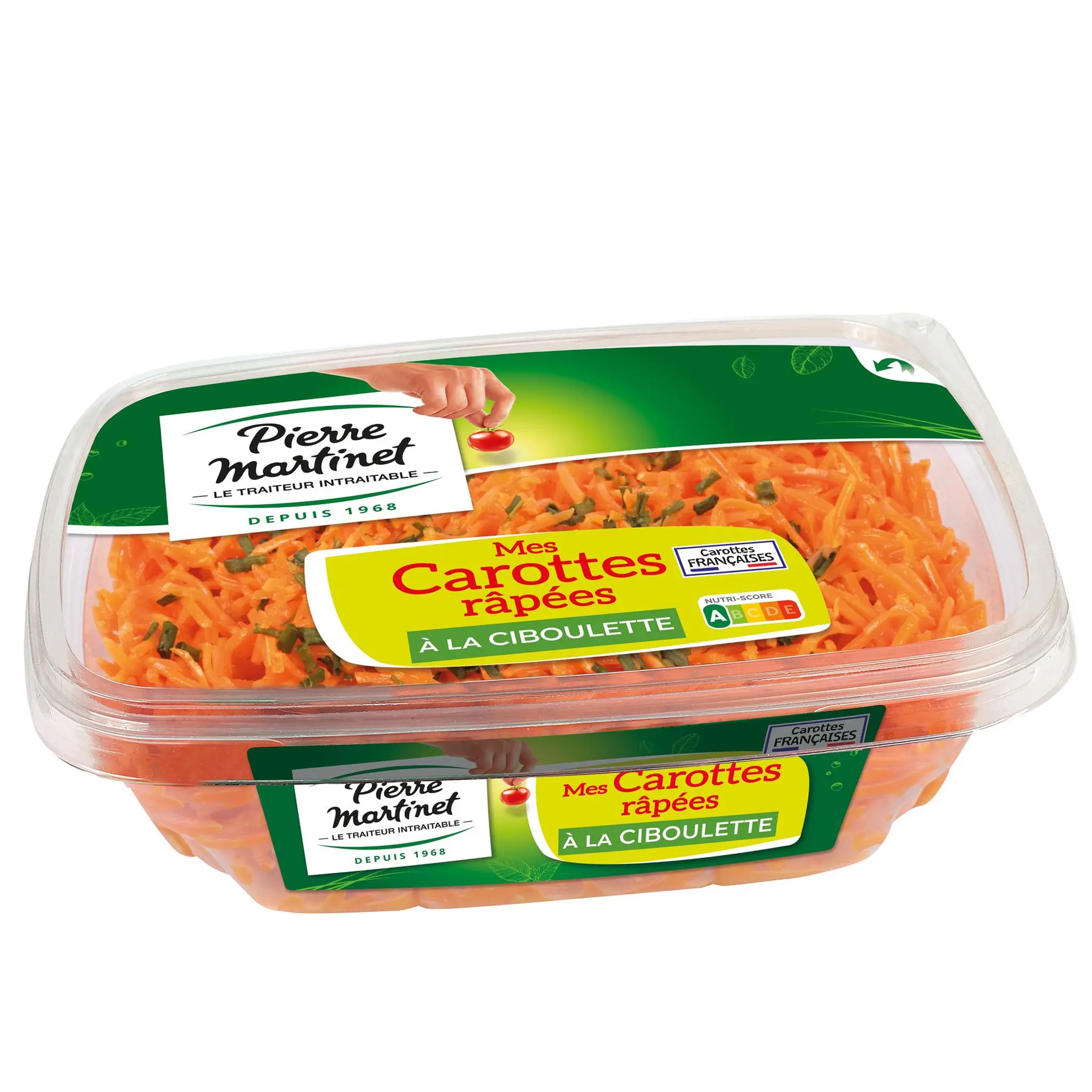 PIERRE MARTINET Carottes râpées à la ciboulette