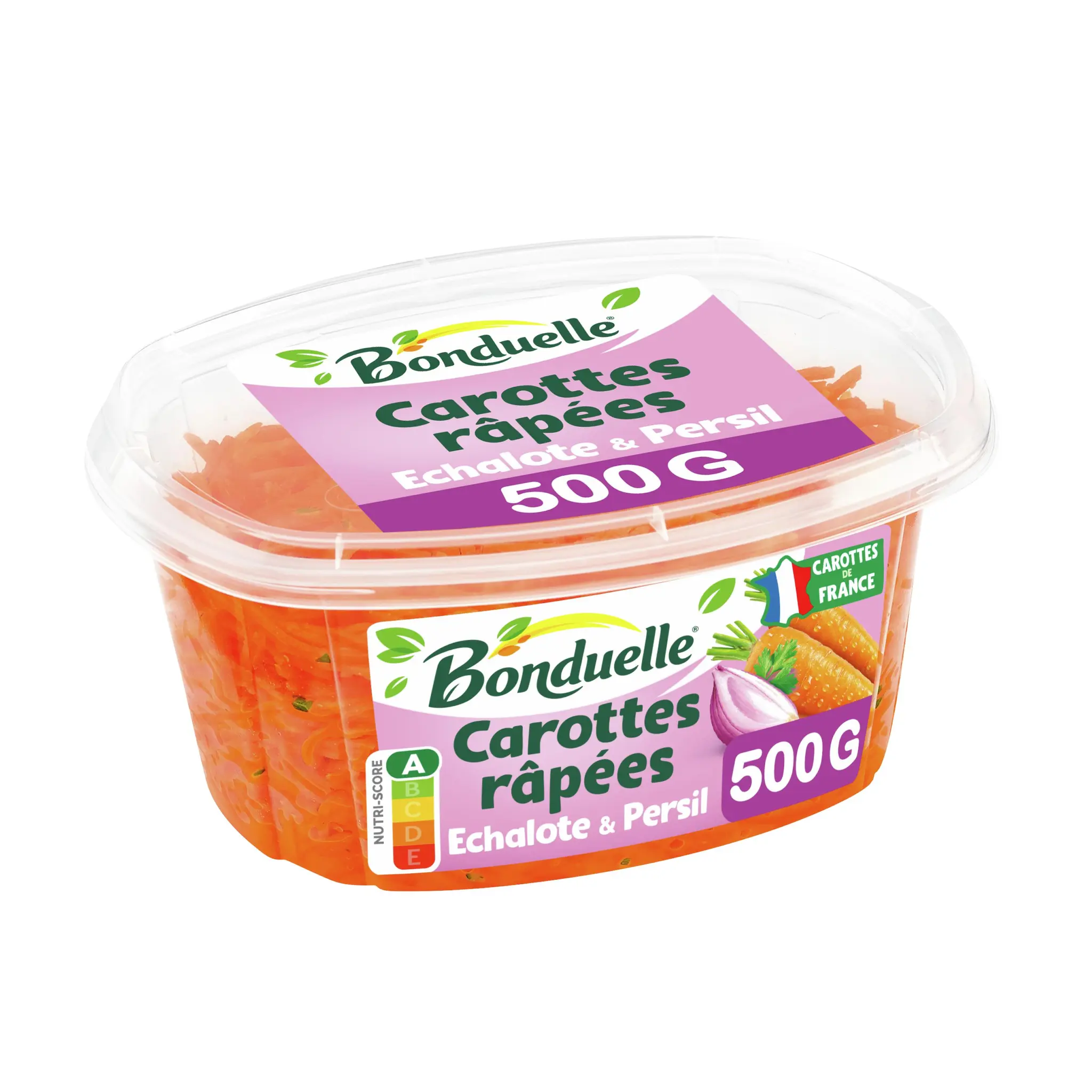 BONDUELLE Carottes rapées à l'échalote et au persil