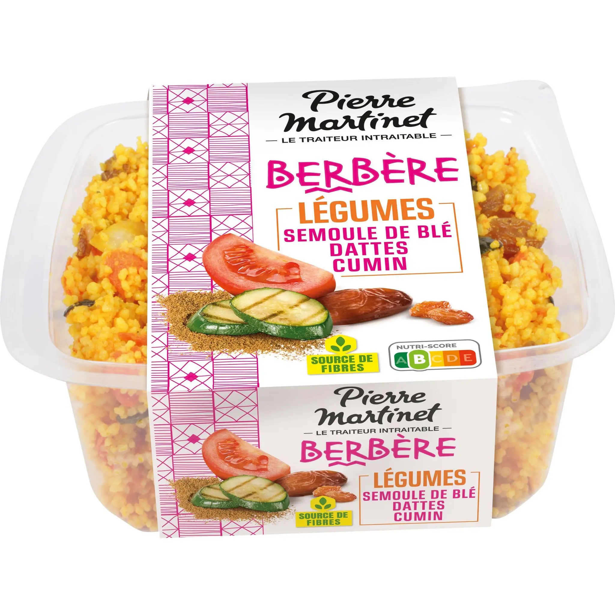 PIERRE MARTINET Salade berbère aux légumes semoule dattes et raisins secs