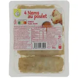 POUCE Nems au poulet avec sauce nuoc mam