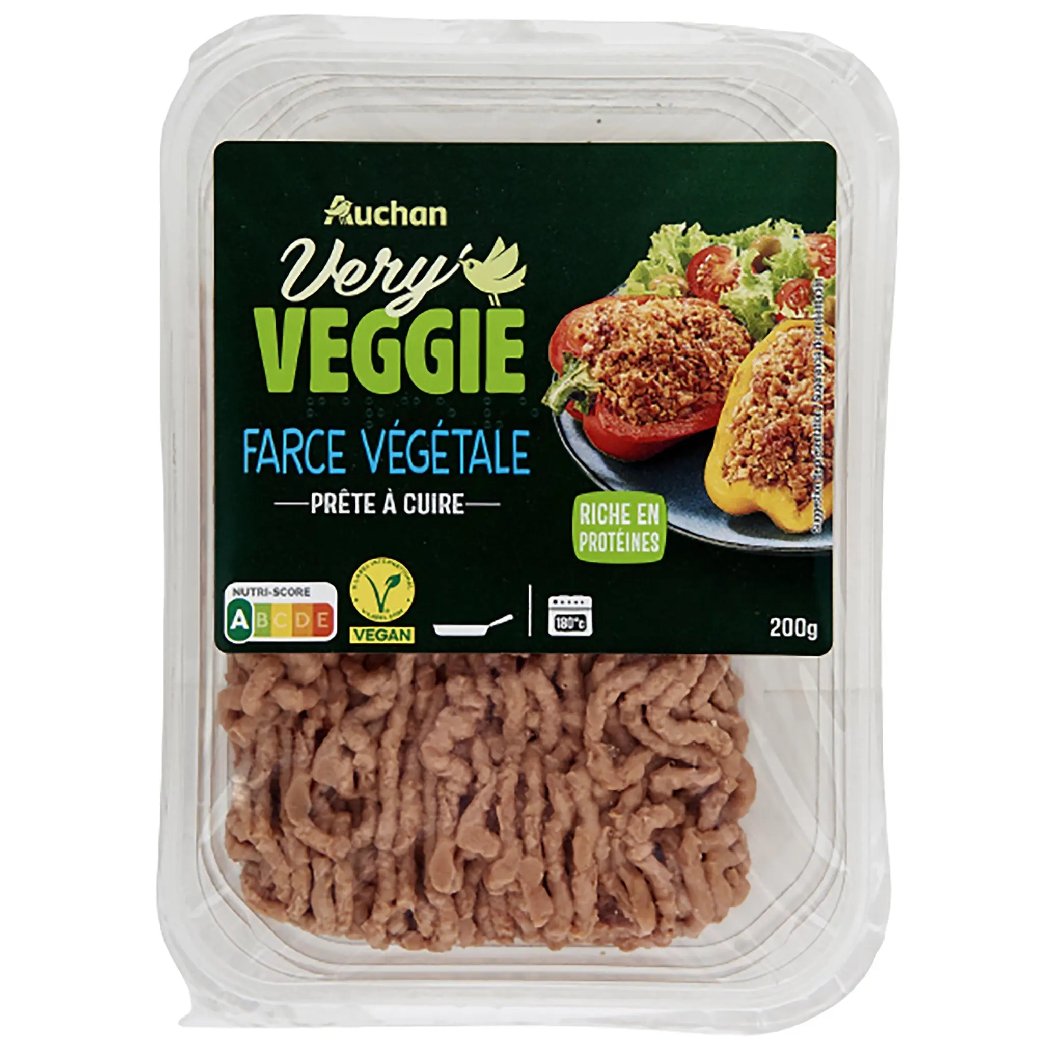 AUCHAN VERY VEGGIE Farce végétale