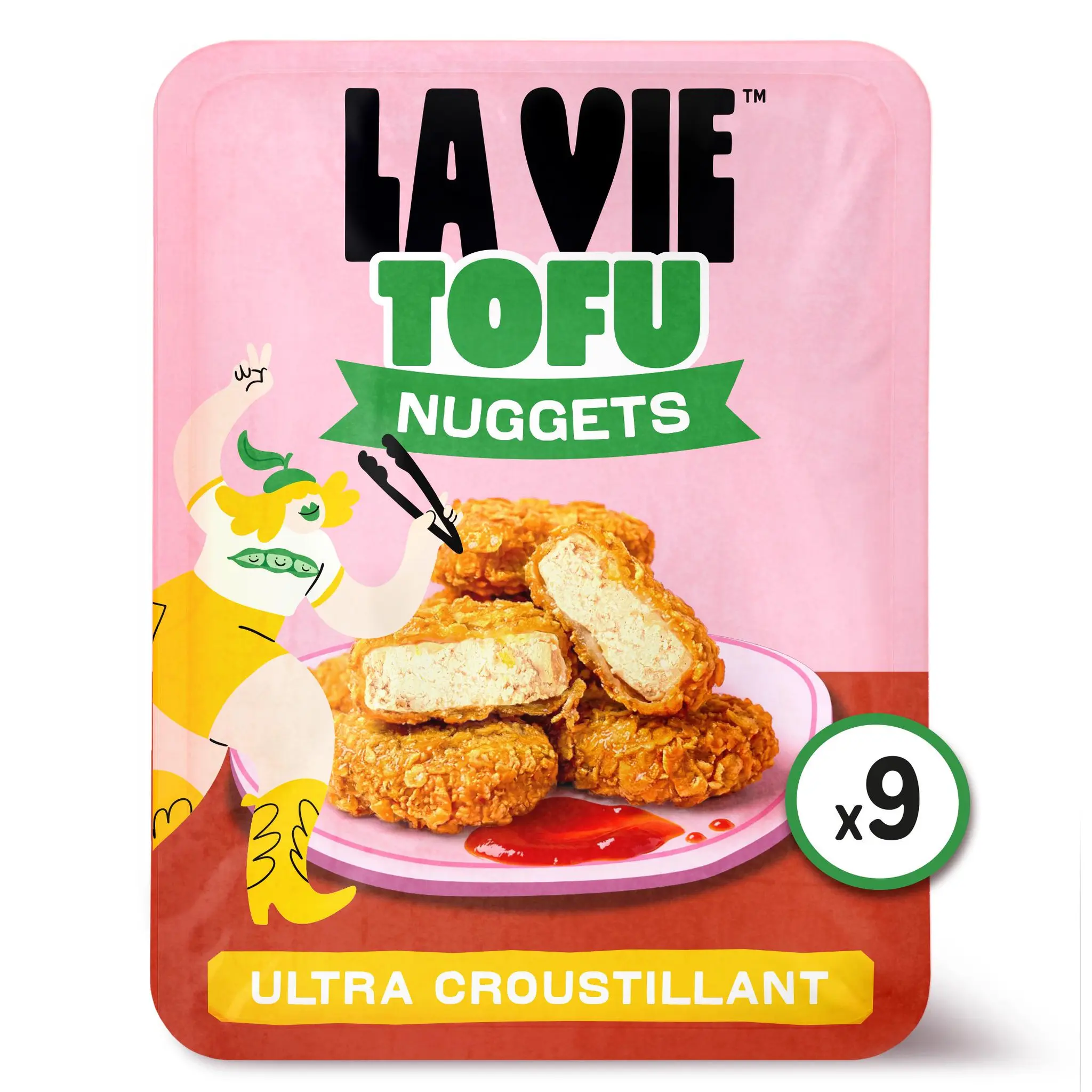 LA VIE Tofu nuggets panés fumé