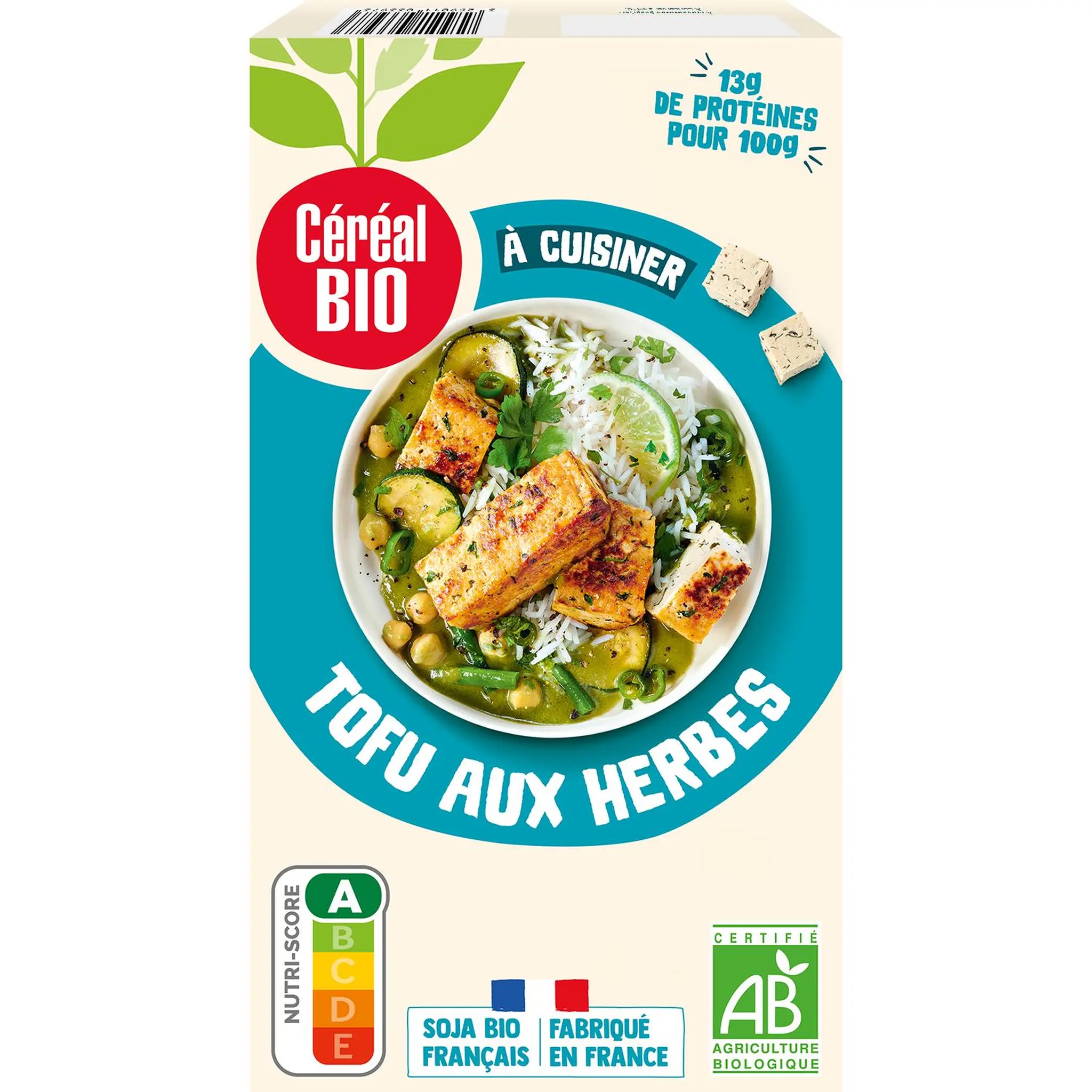 CÉRÉAL BIO Tofu aux herbes